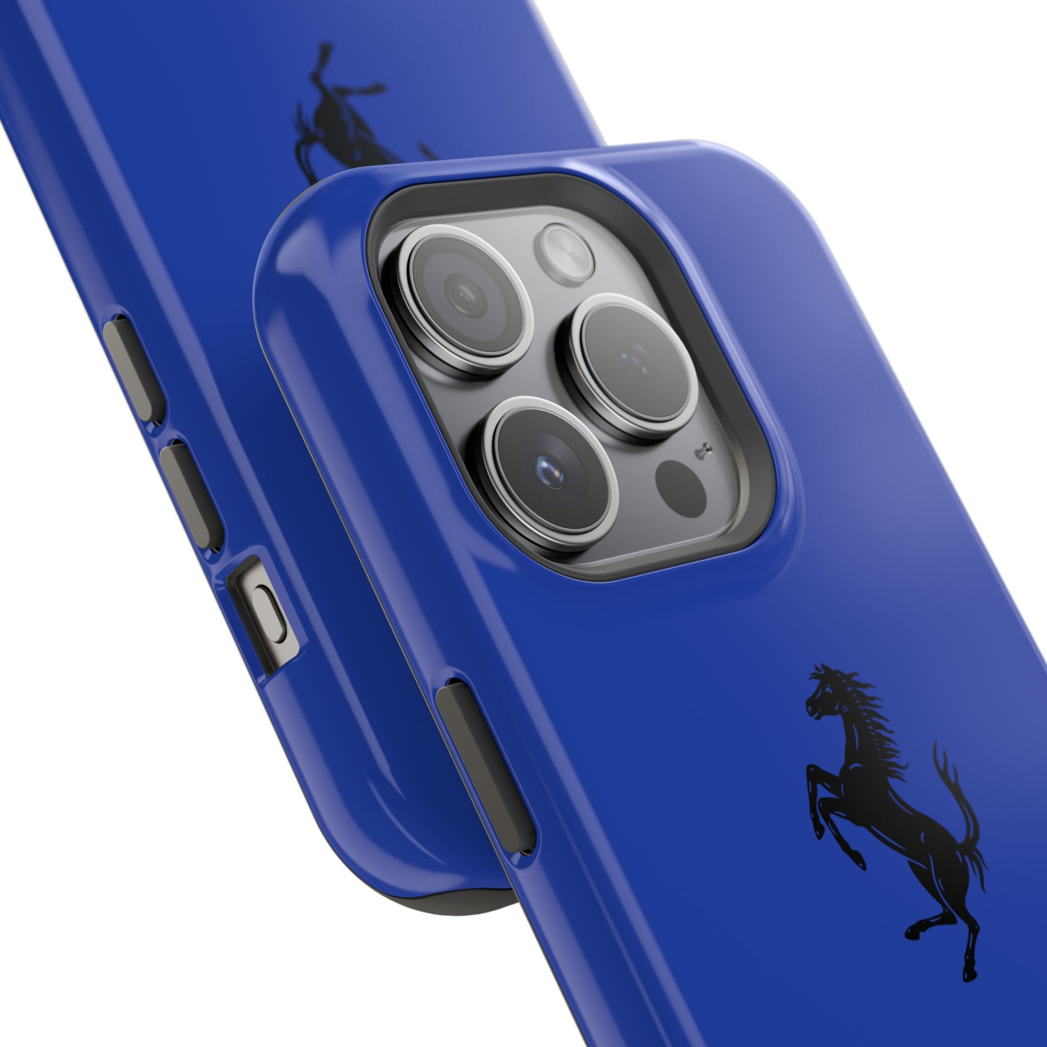 Ferrari horse blu Tour de France inspired Magnetic Tough Cases