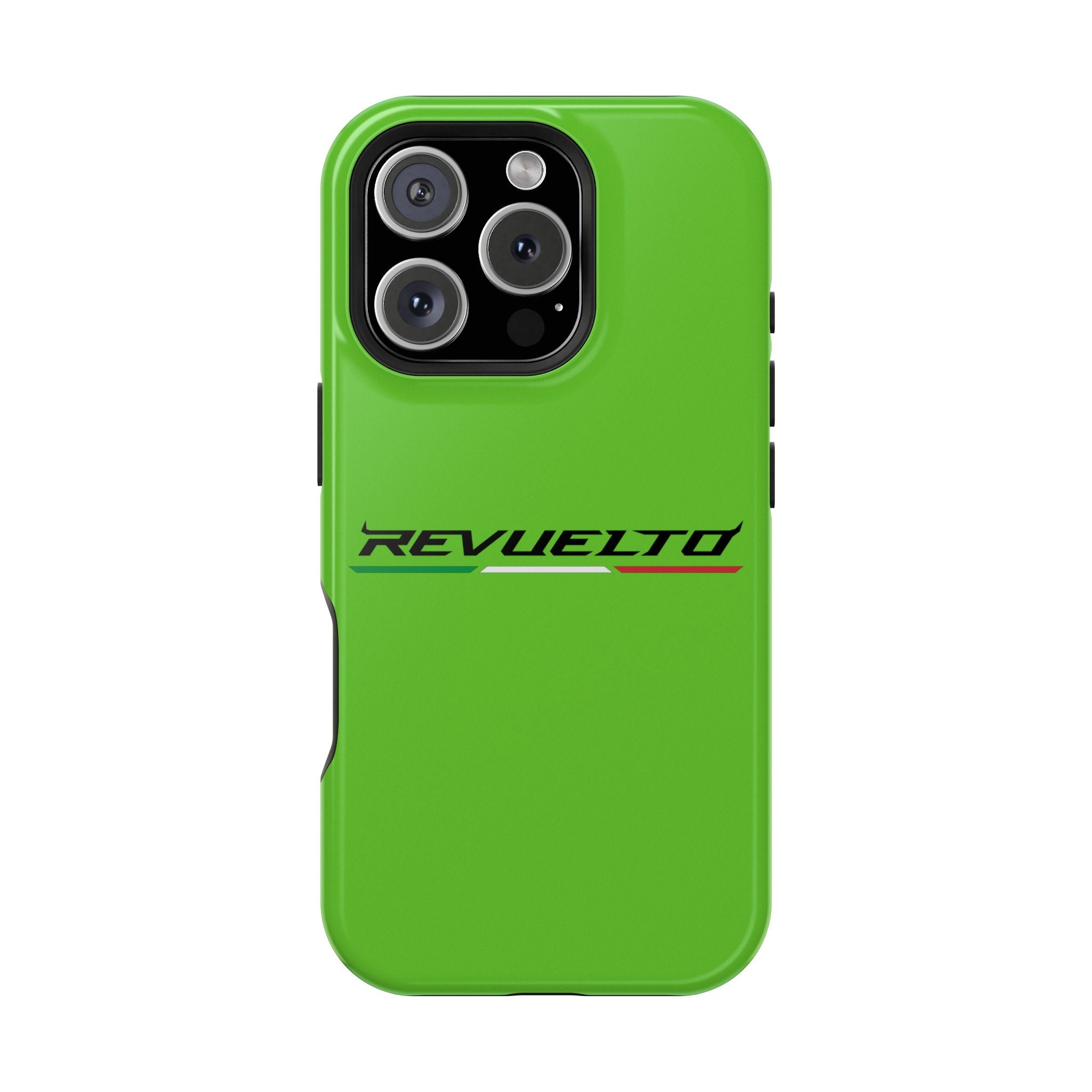 Lamborghini Revuelto Green inspired Magnetic Tough Cases