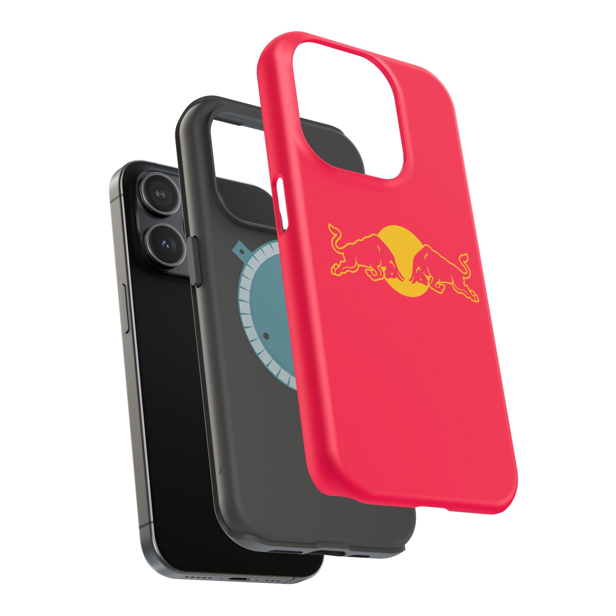 Red Bull red inspired Magnetic Tough Cases