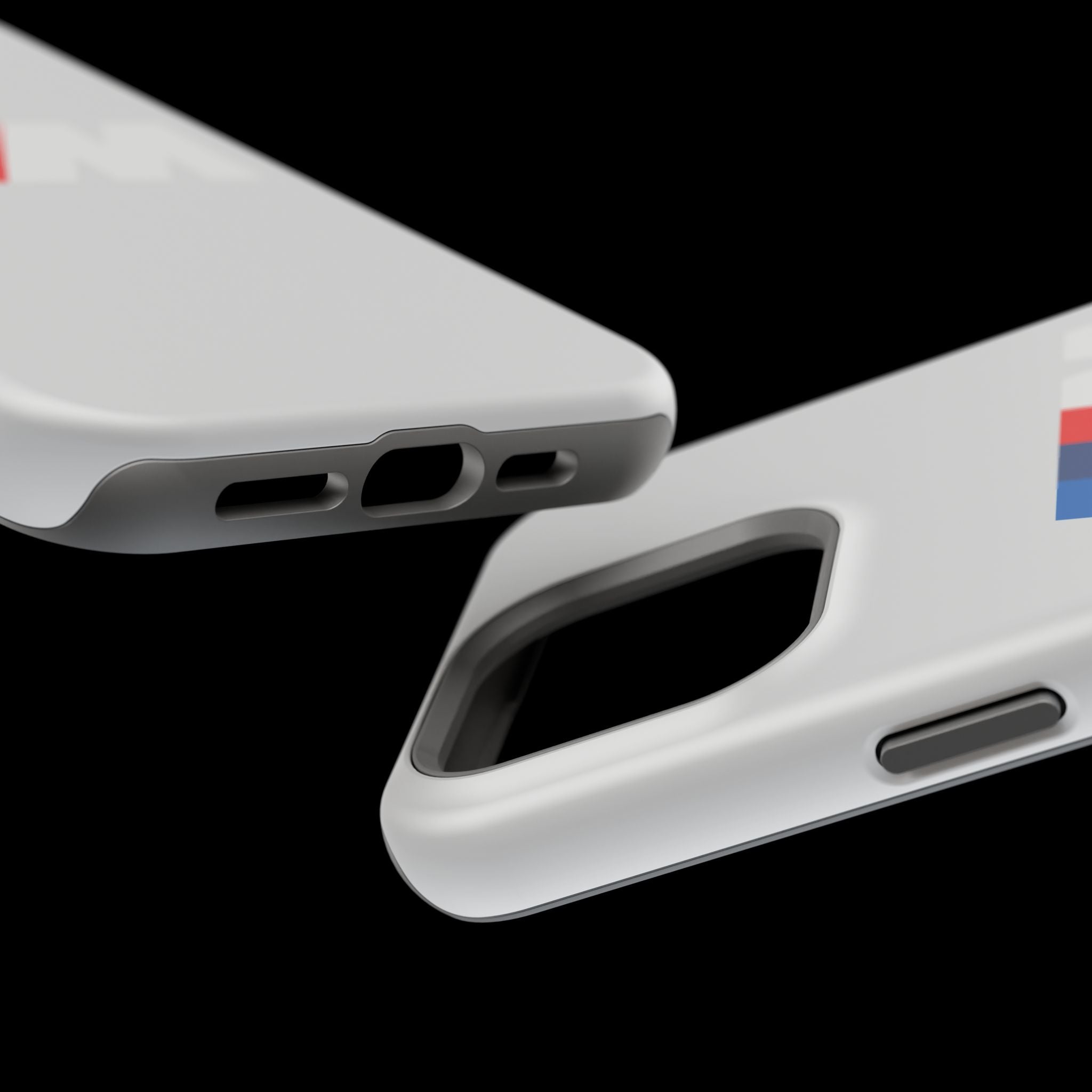 M badge inspired Magnetic Tough Cases