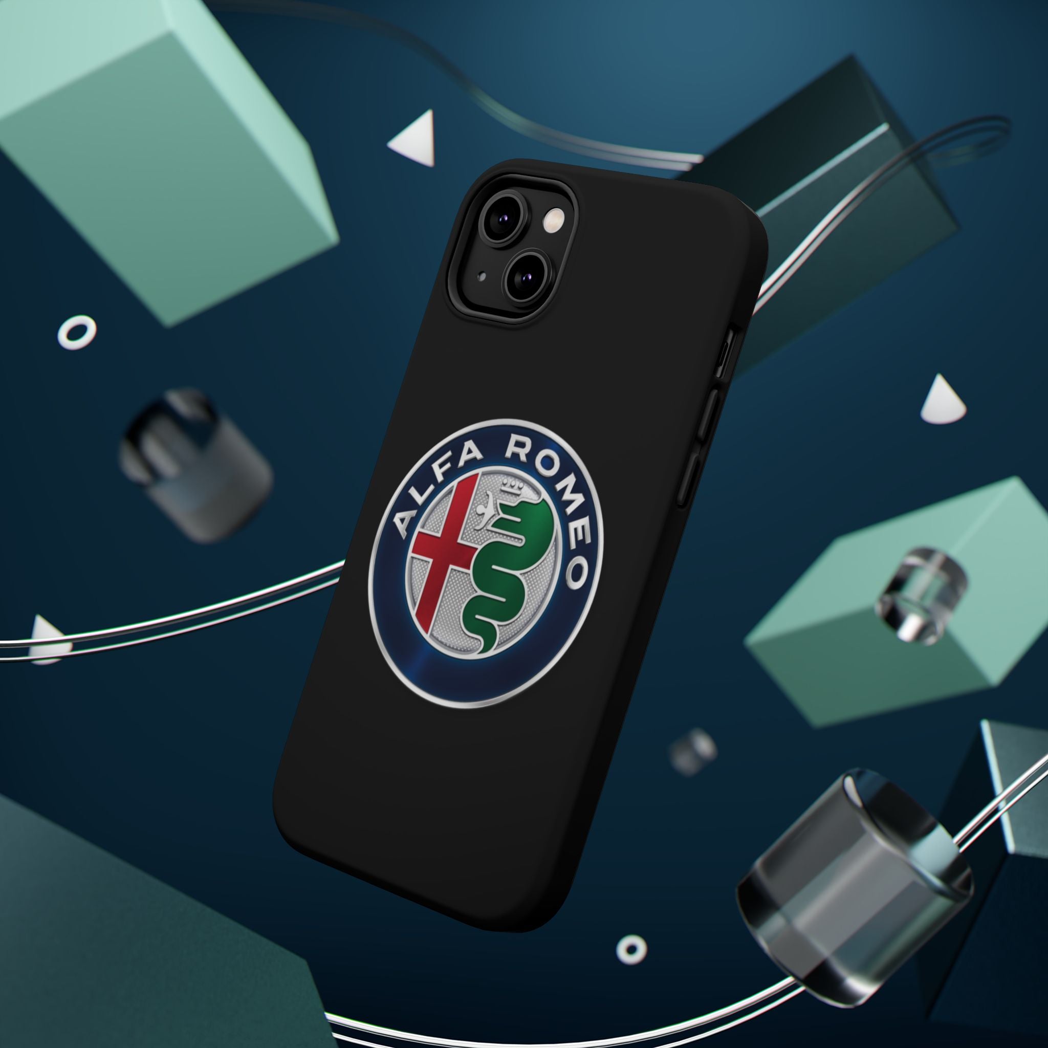 Alfa romeo Dark black inspired Magnetic Tough Cases