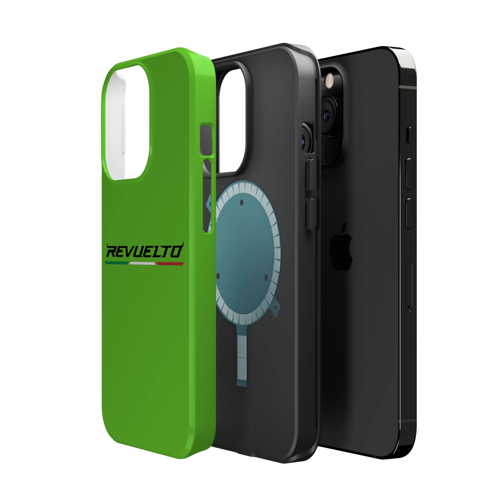 Lamborghini Revuelto Green inspired Magnetic Tough Cases