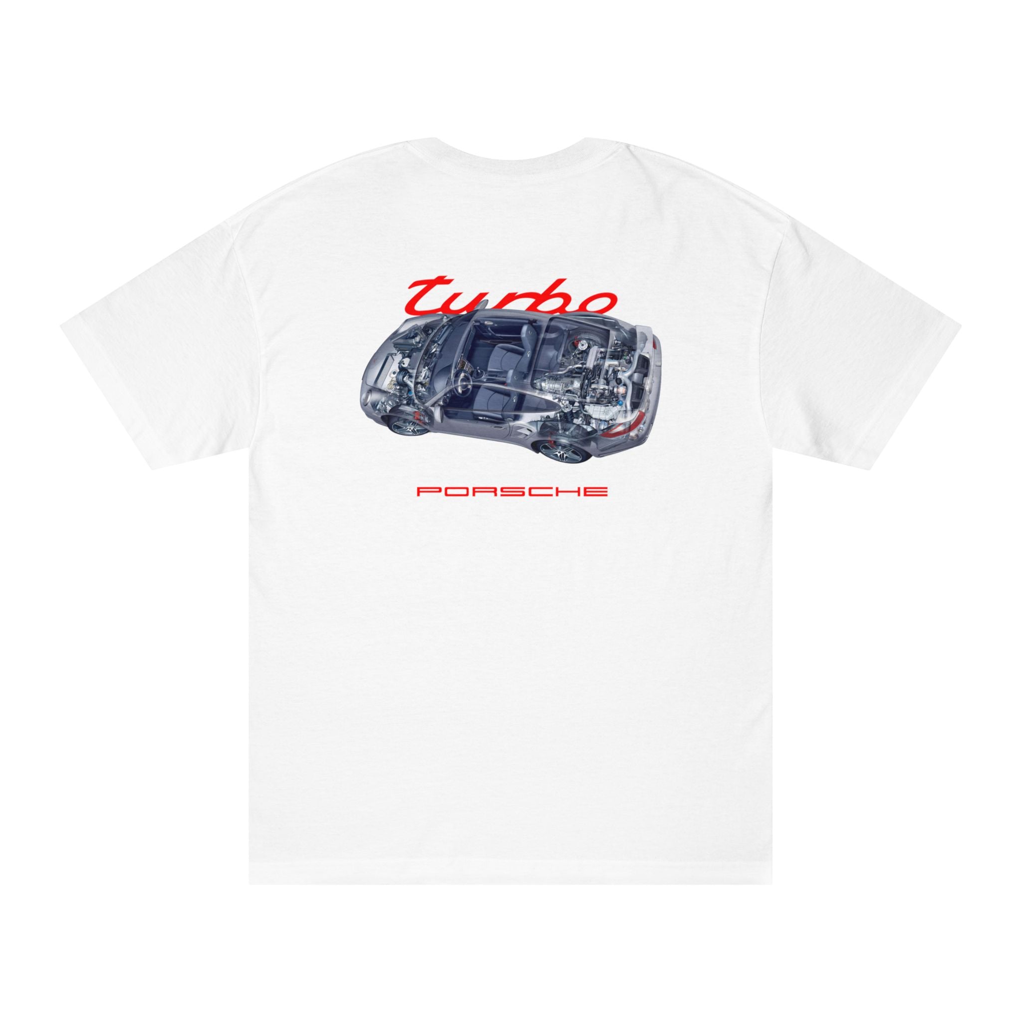Porsche 997.1 turbo Red Unisex Classic T-shirts