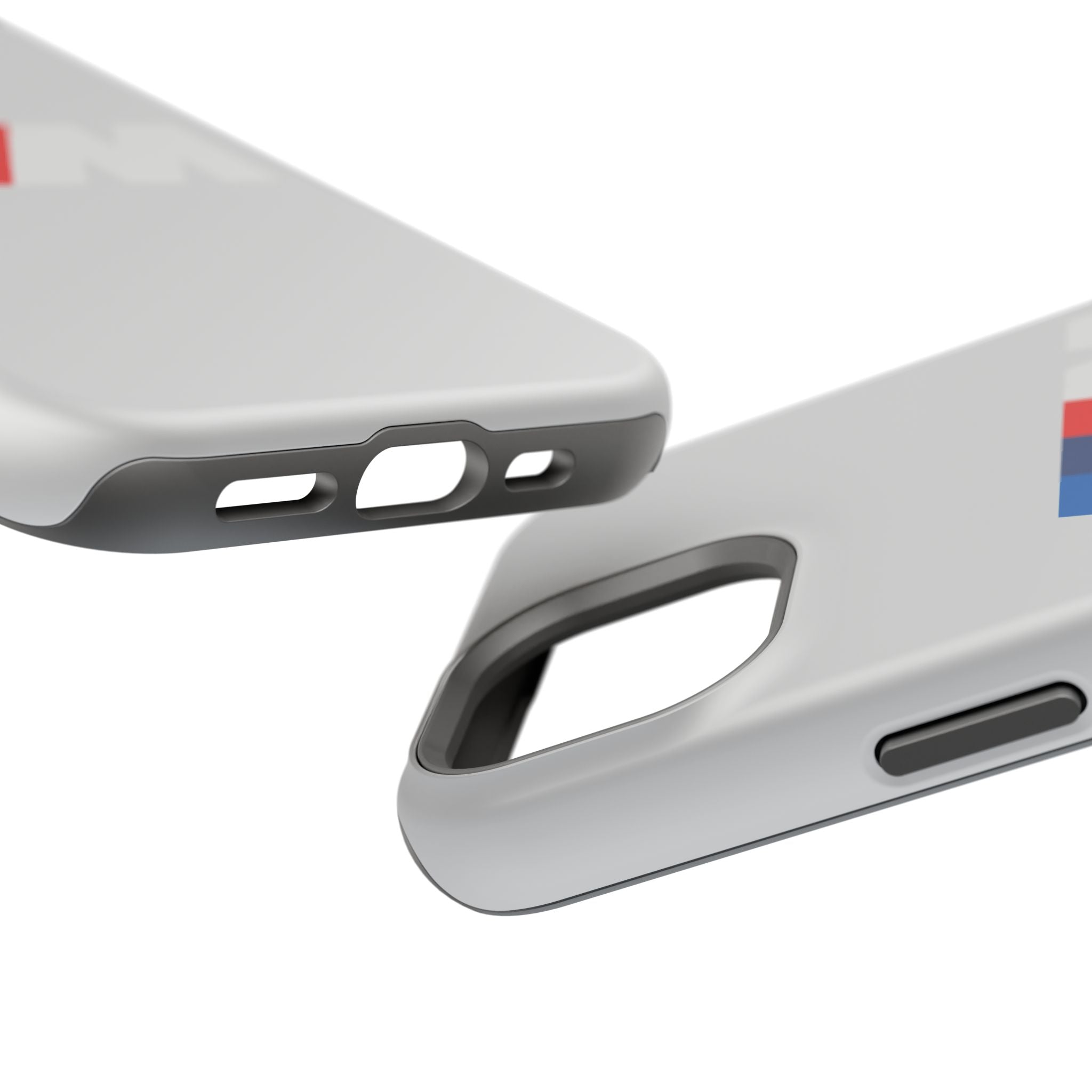 M badge inspired Magnetic Tough Cases