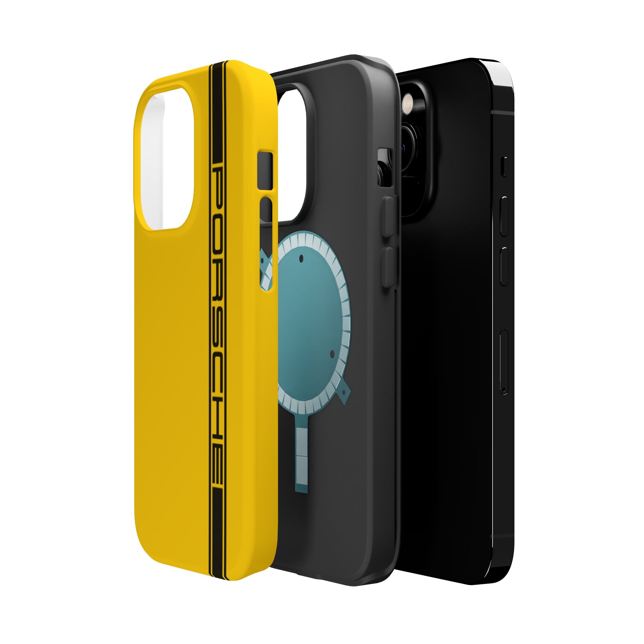 Porsche Speed yellow inspired Magnetic Tough Cases