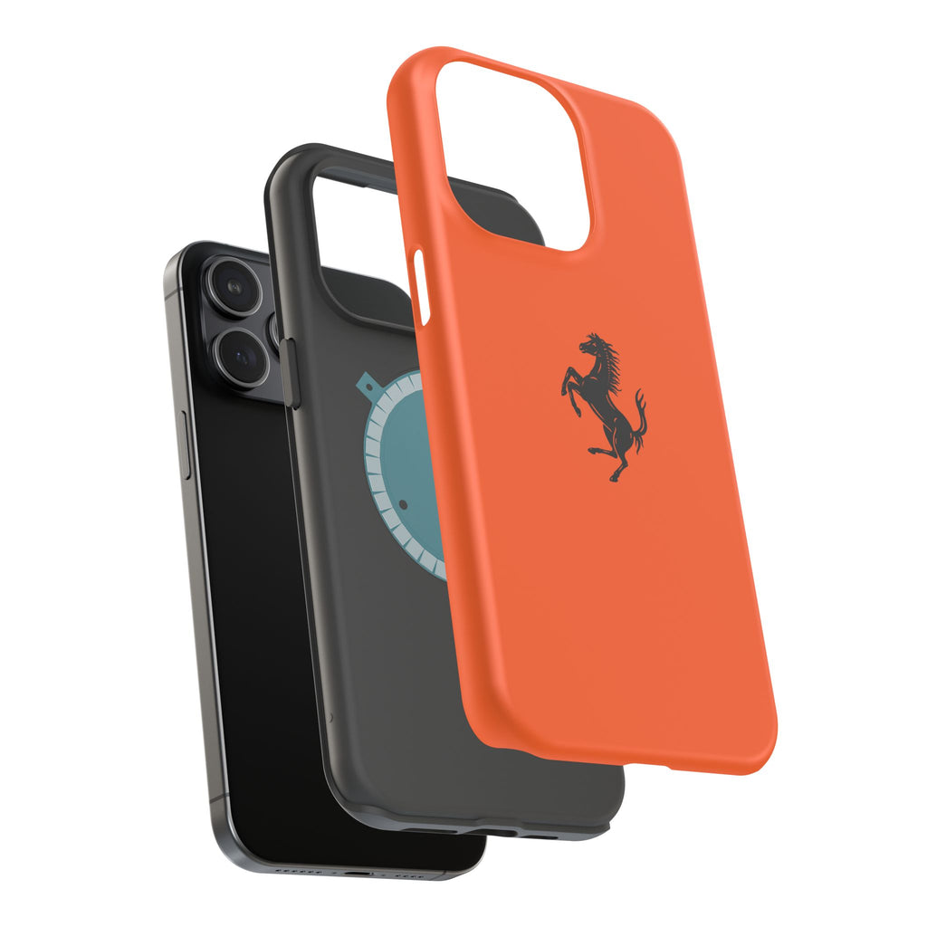 Ferrari horse Rosso Dino inspired Magnetic Tough Cases
