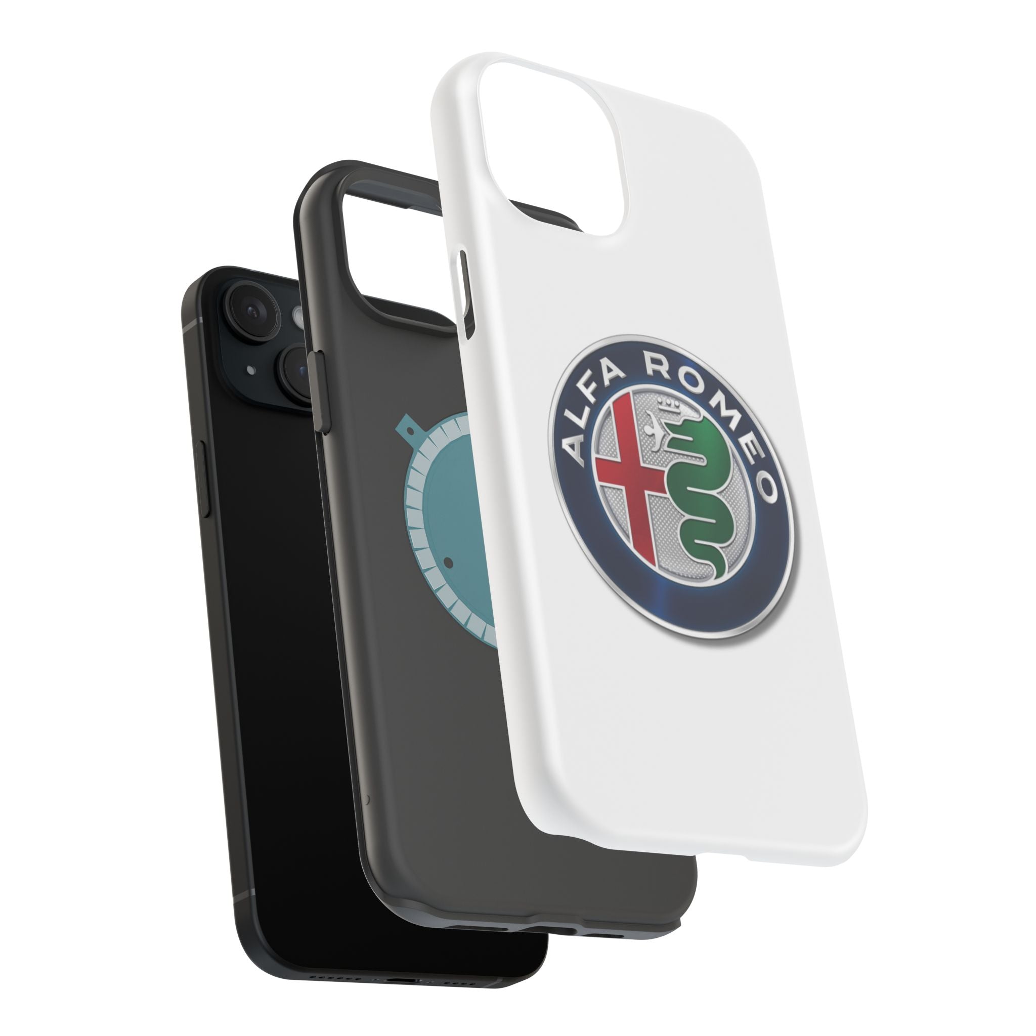 Alfa Romeo White Magnetic Tough Cases