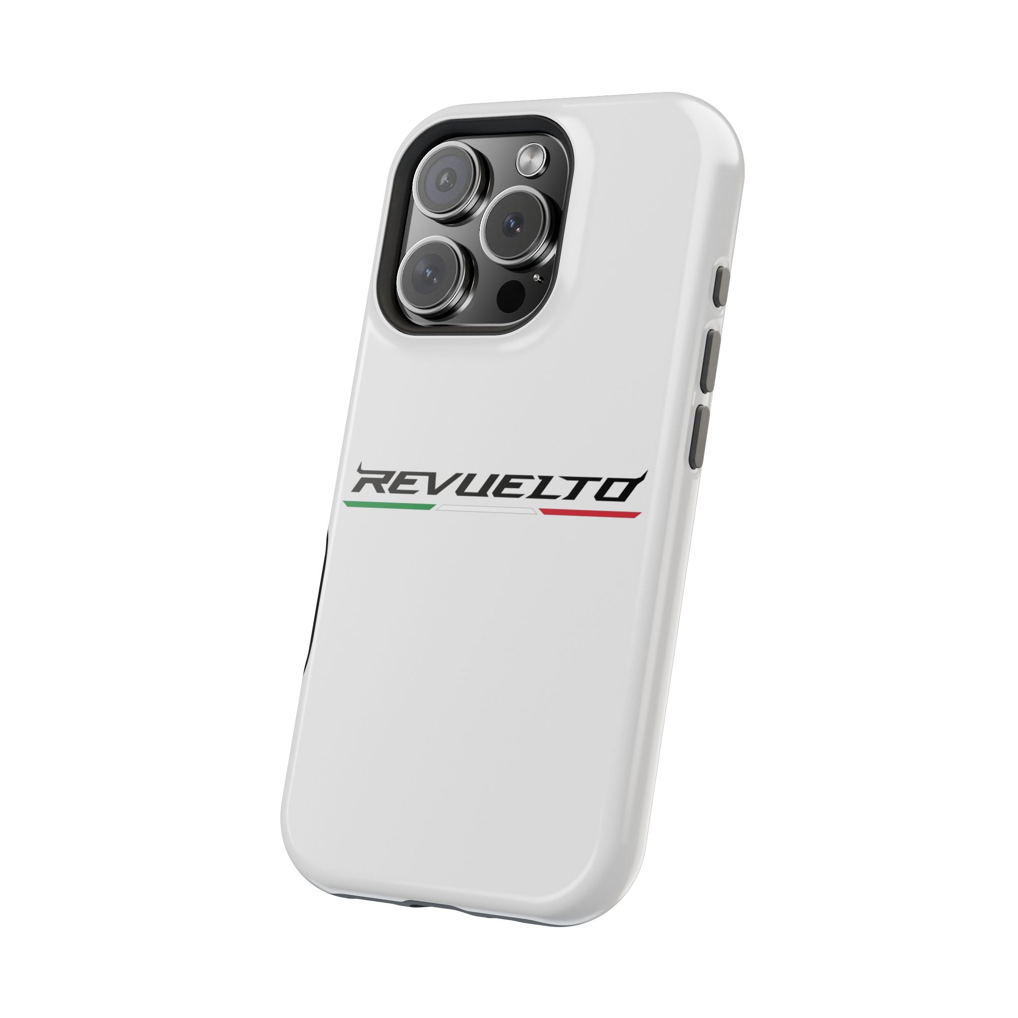 Lamborghini Revuelto White inspired Magnetic Tough Cases