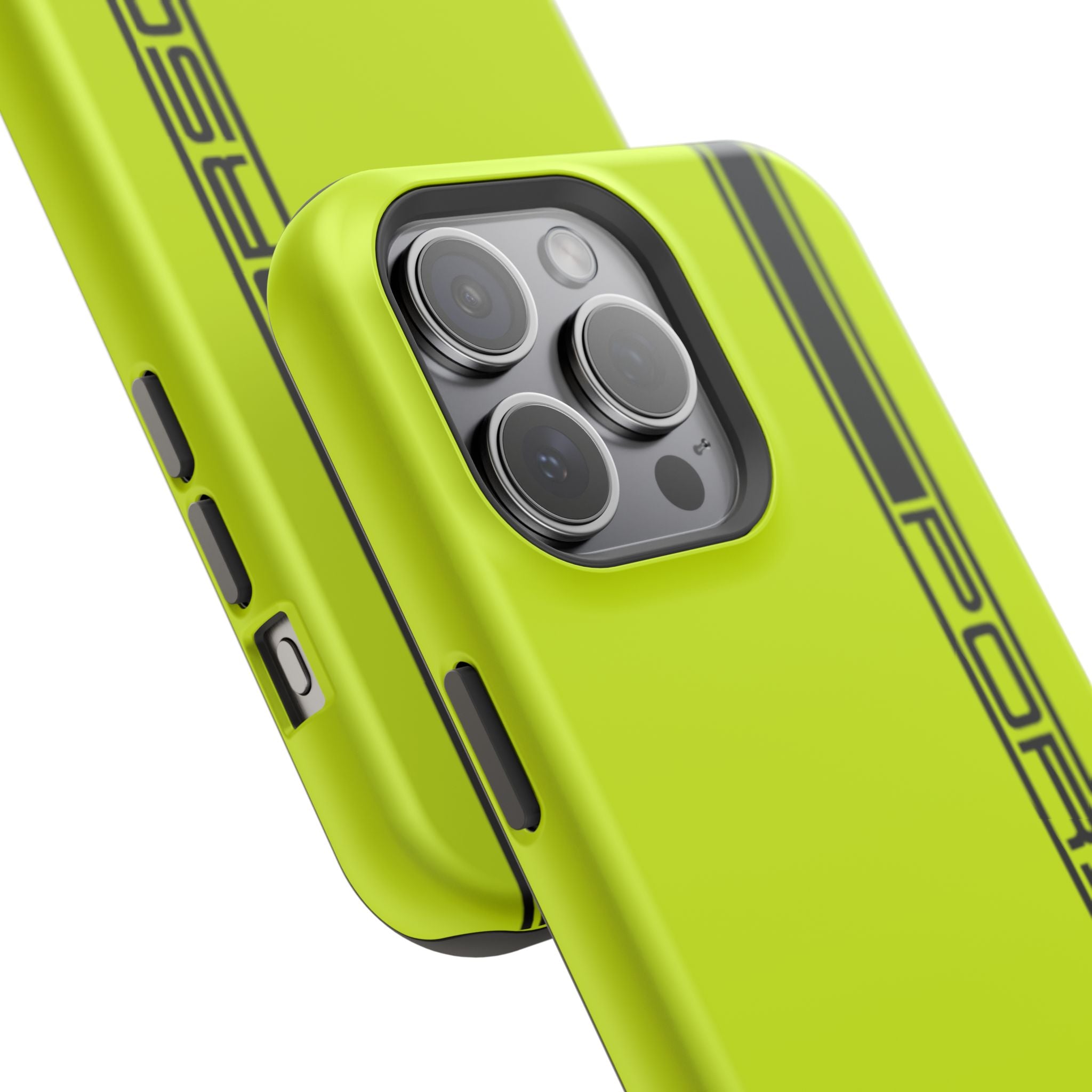 Porsche Acid Green Magnetic Tough Cases