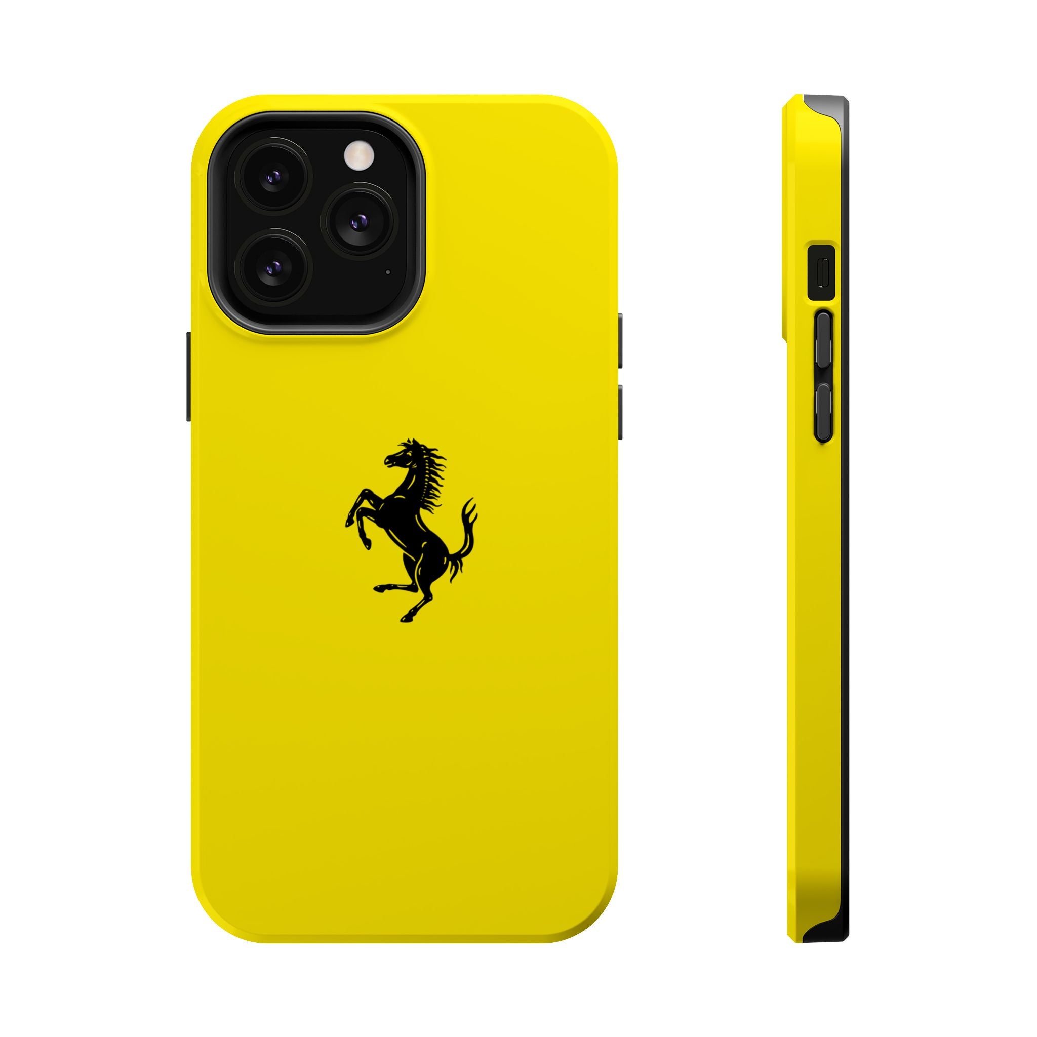 Ferrari horse Giallo Modena inspired Tough Cases