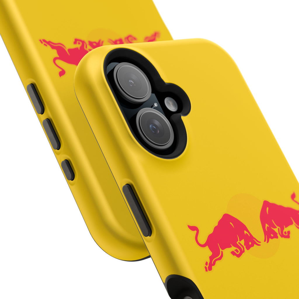Red Bull yellow inspired Magnetic Tough Cases