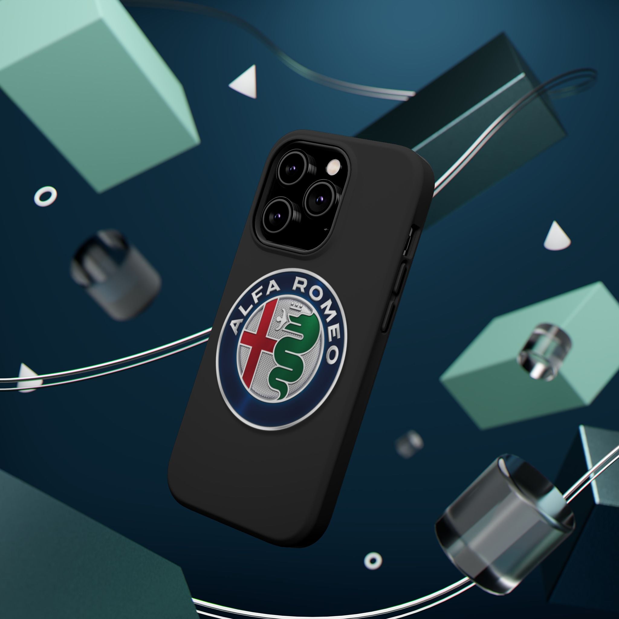 Alfa romeo black Magnetic Tough Cases