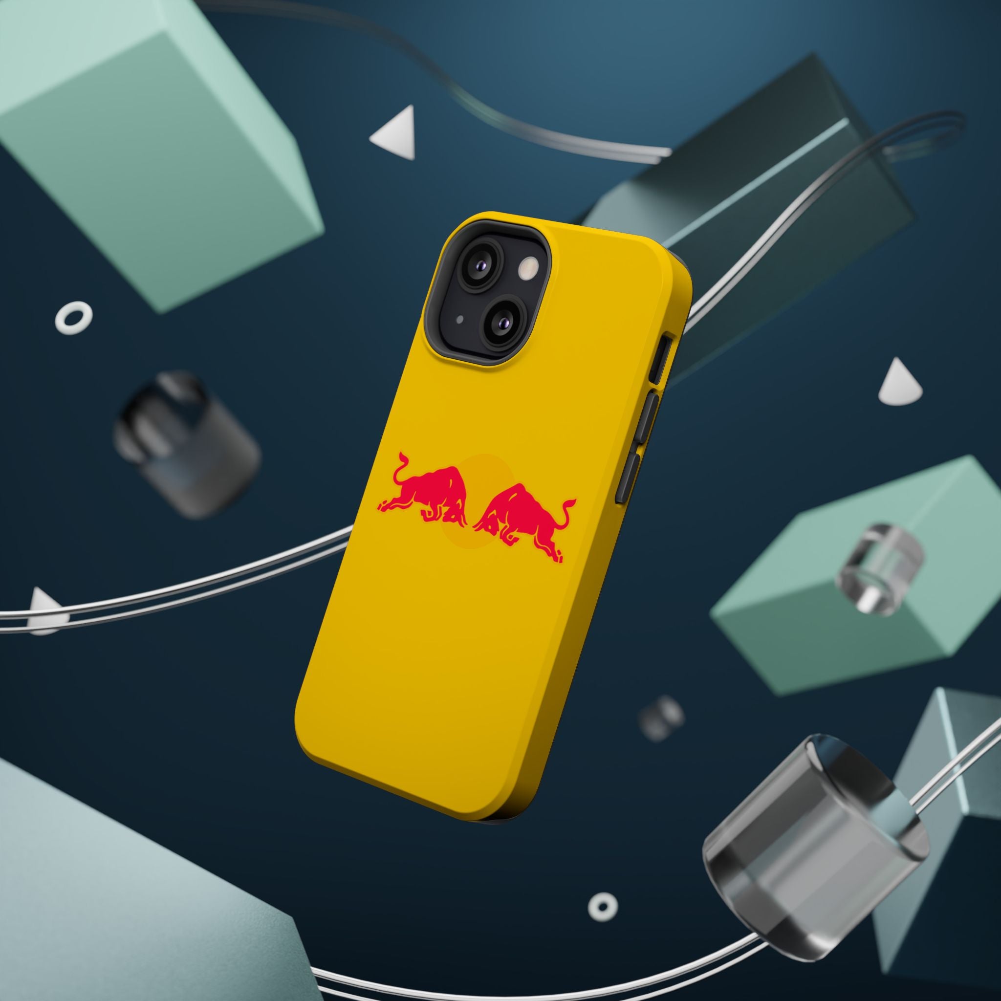 Red Bull yellow inspired Magnetic Tough Cases