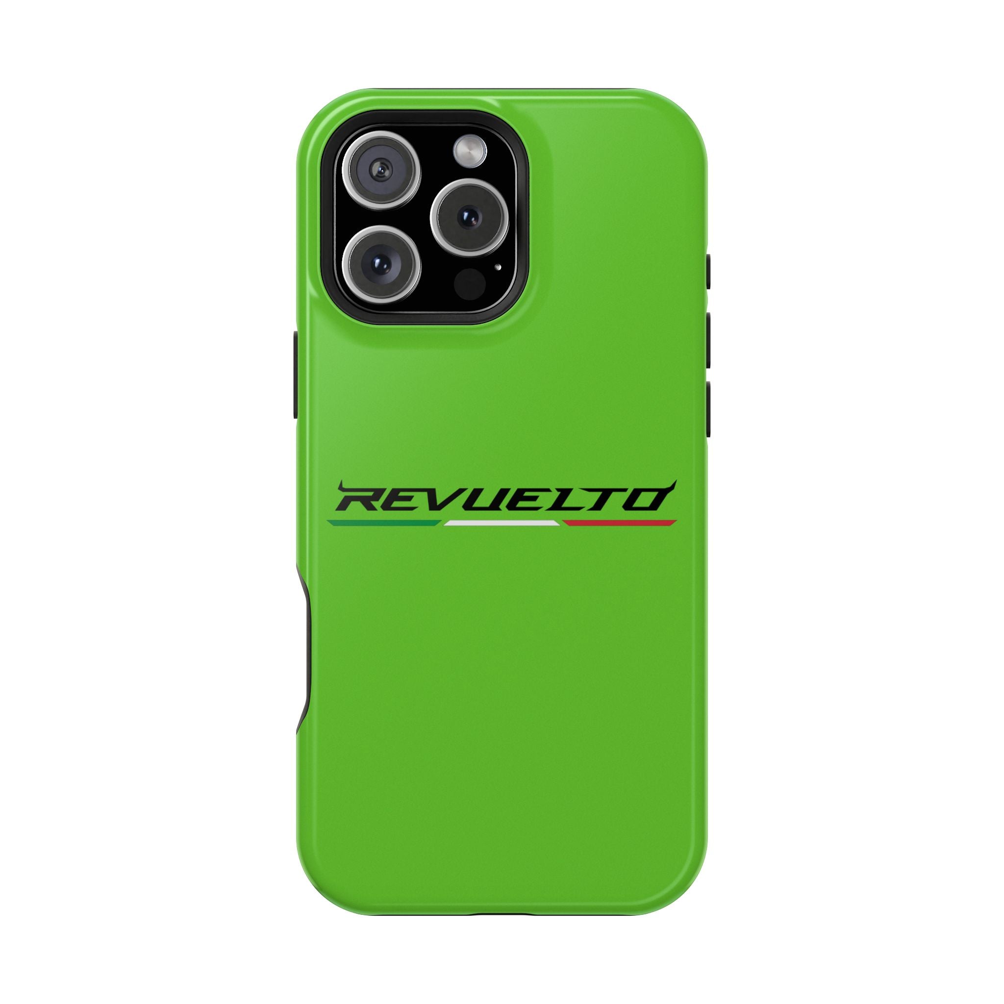 Lamborghini Revuelto Green inspired Magnetic Tough Cases