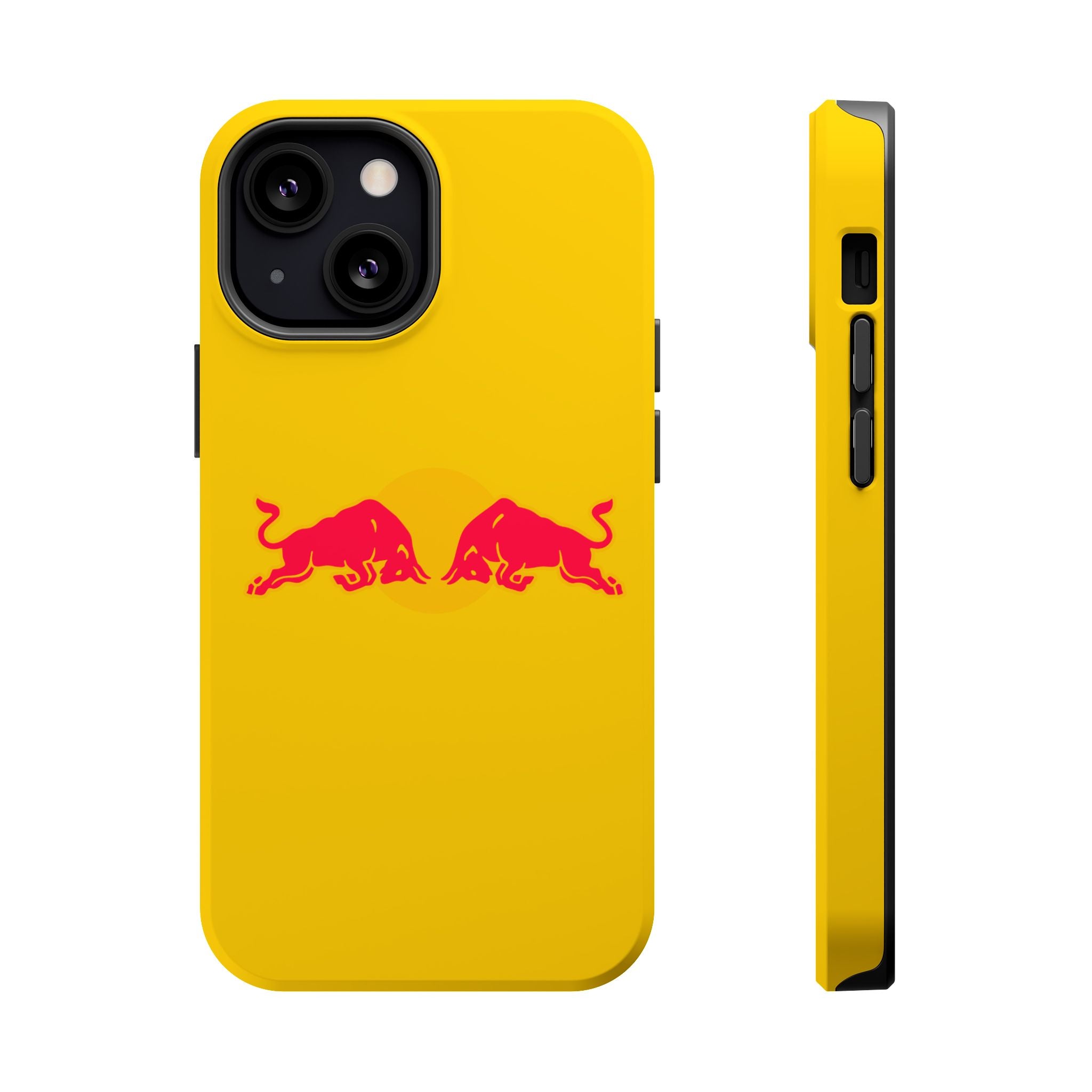 Red Bull yellow inspired Magnetic Tough Cases