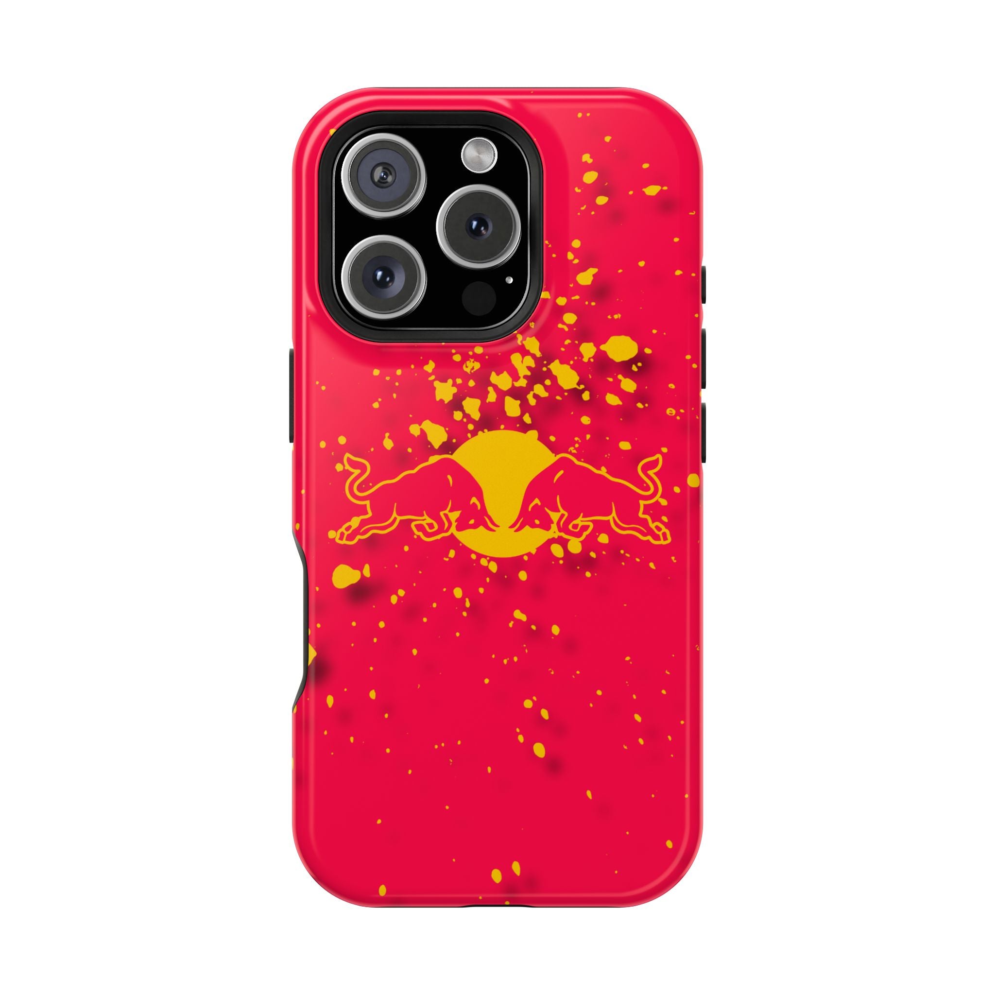 Red Bull with yellow splash inspired Magnetic Tough Cases