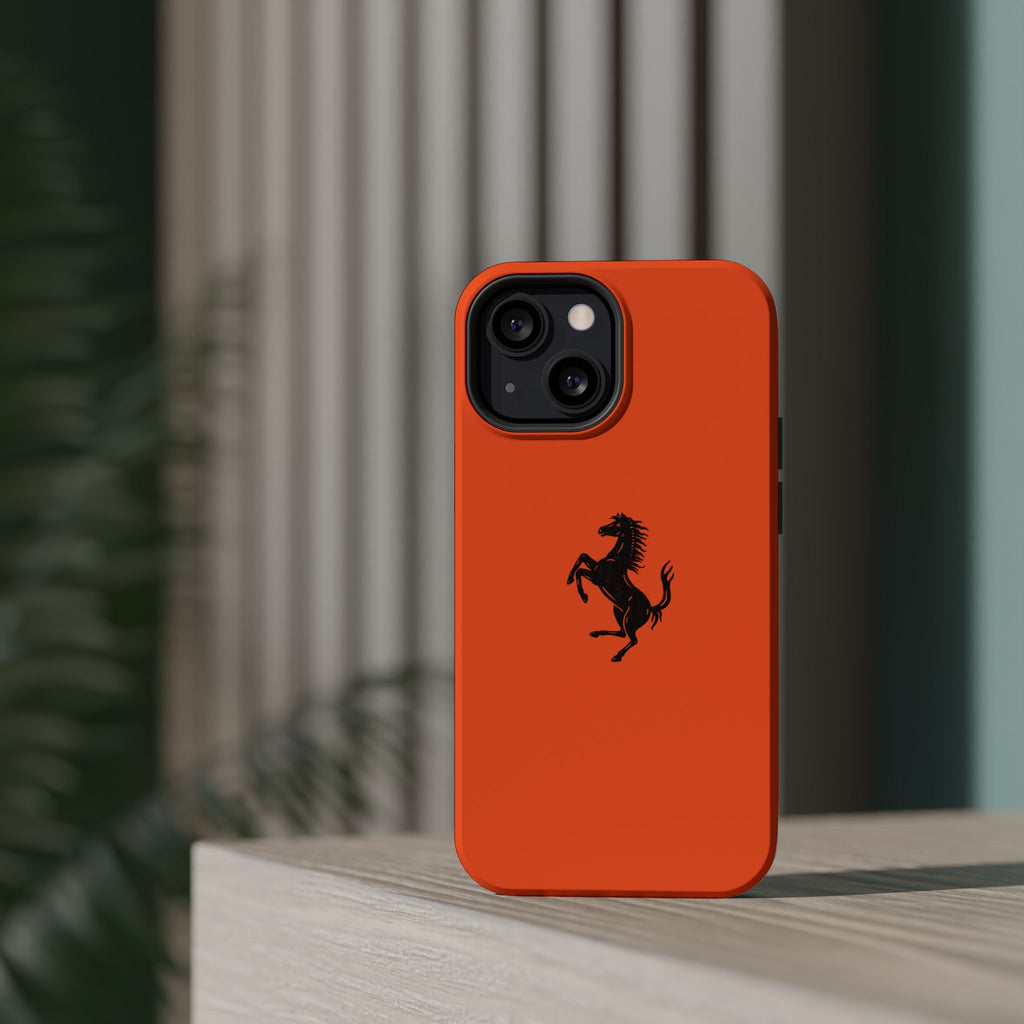 Ferrari horse Rosso Dino inspired Magnetic Tough Cases
