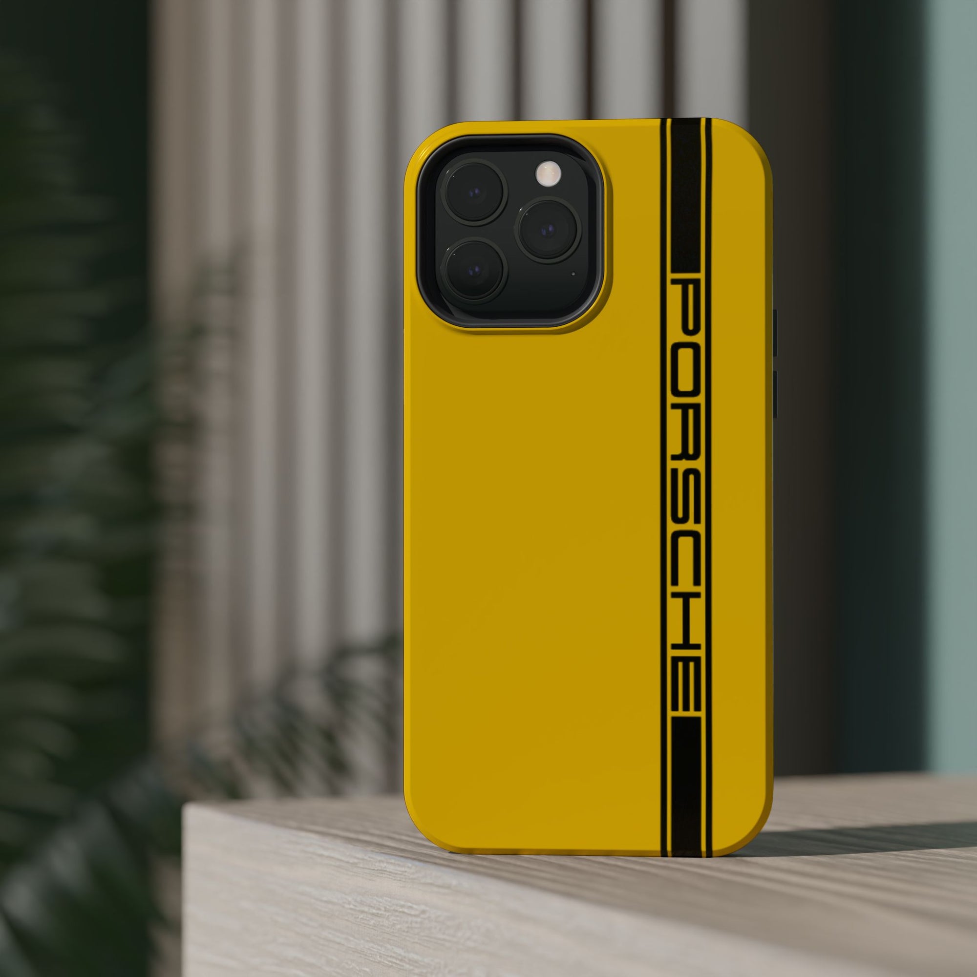 Porsche Speed yellow inspired Magnetic Tough Cases