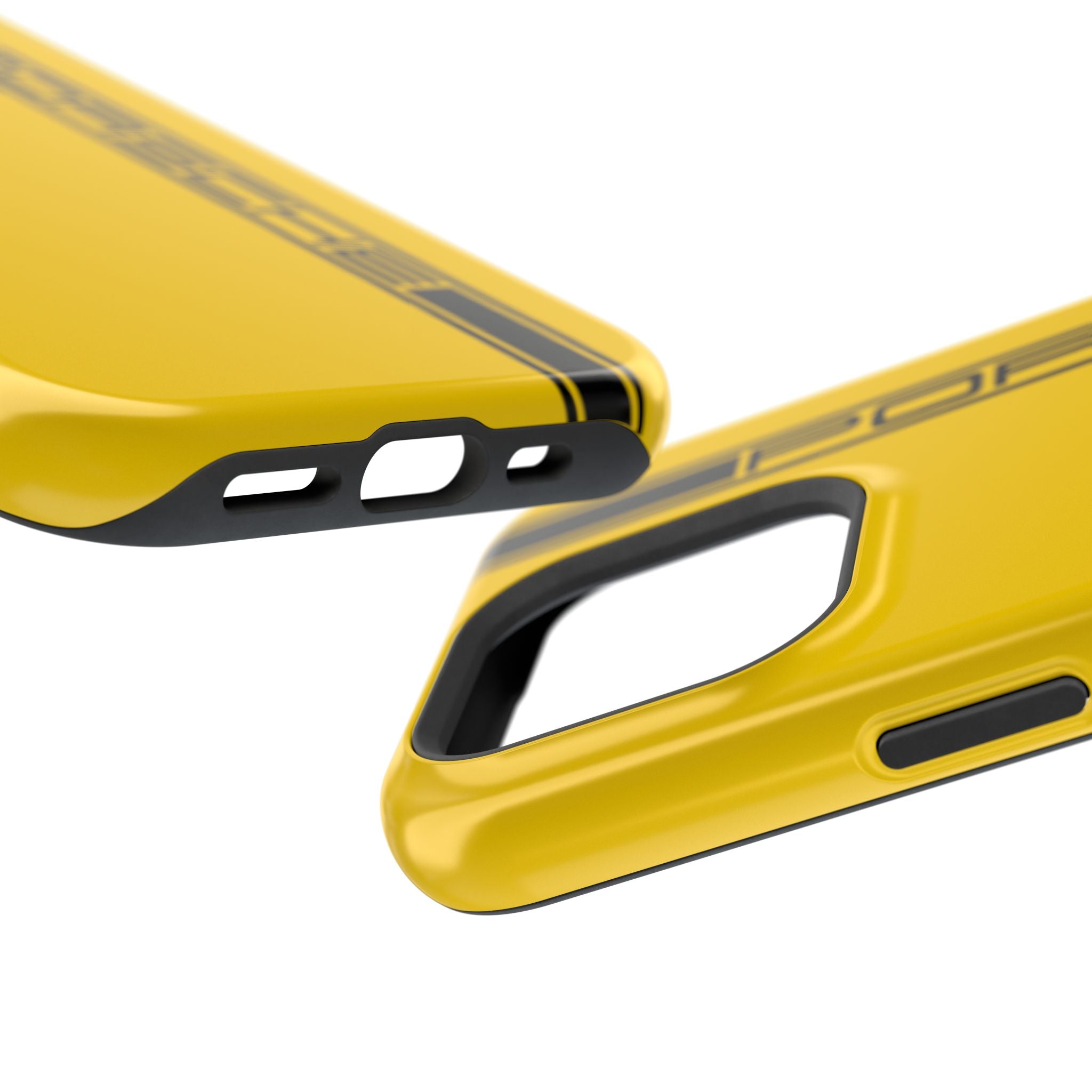 Porsche Speed yellow inspired Magnetic Tough Cases