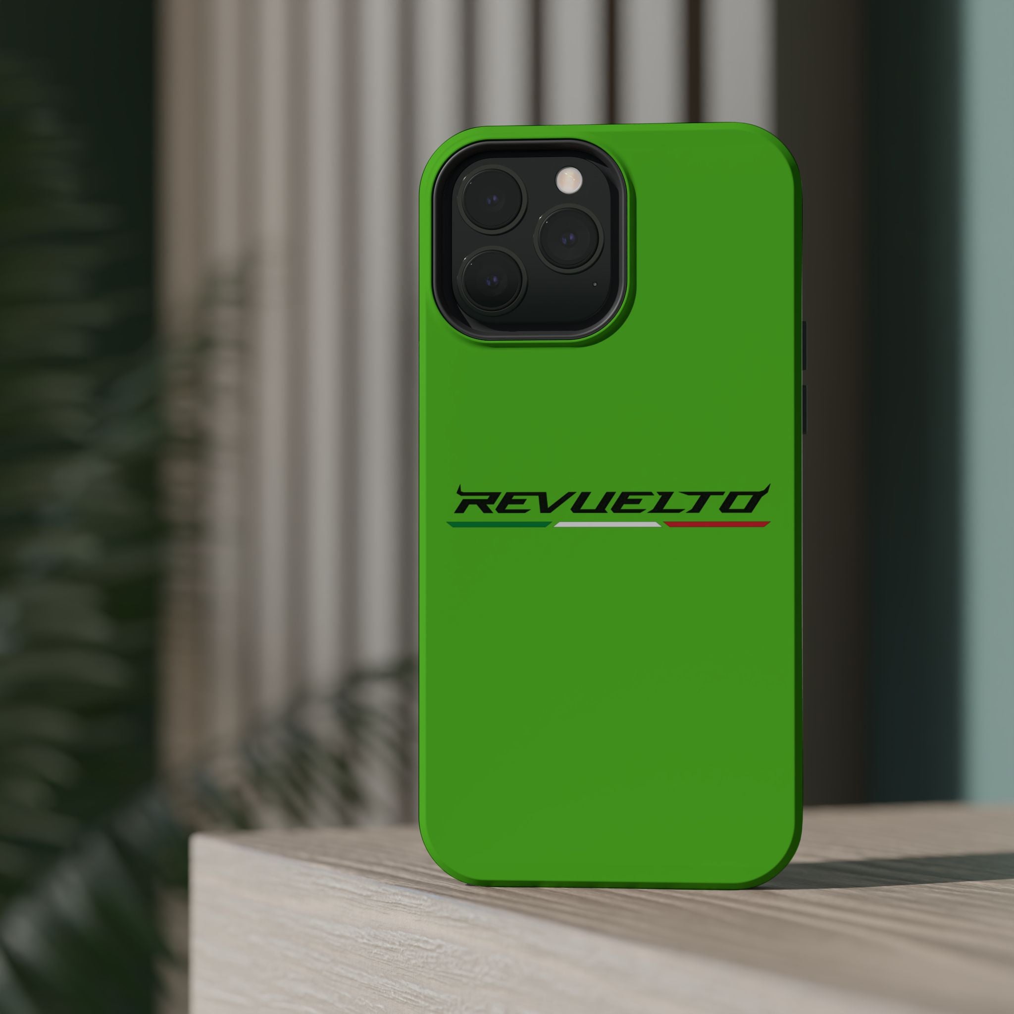 Lamborghini Revuelto Green inspired Magnetic Tough Cases
