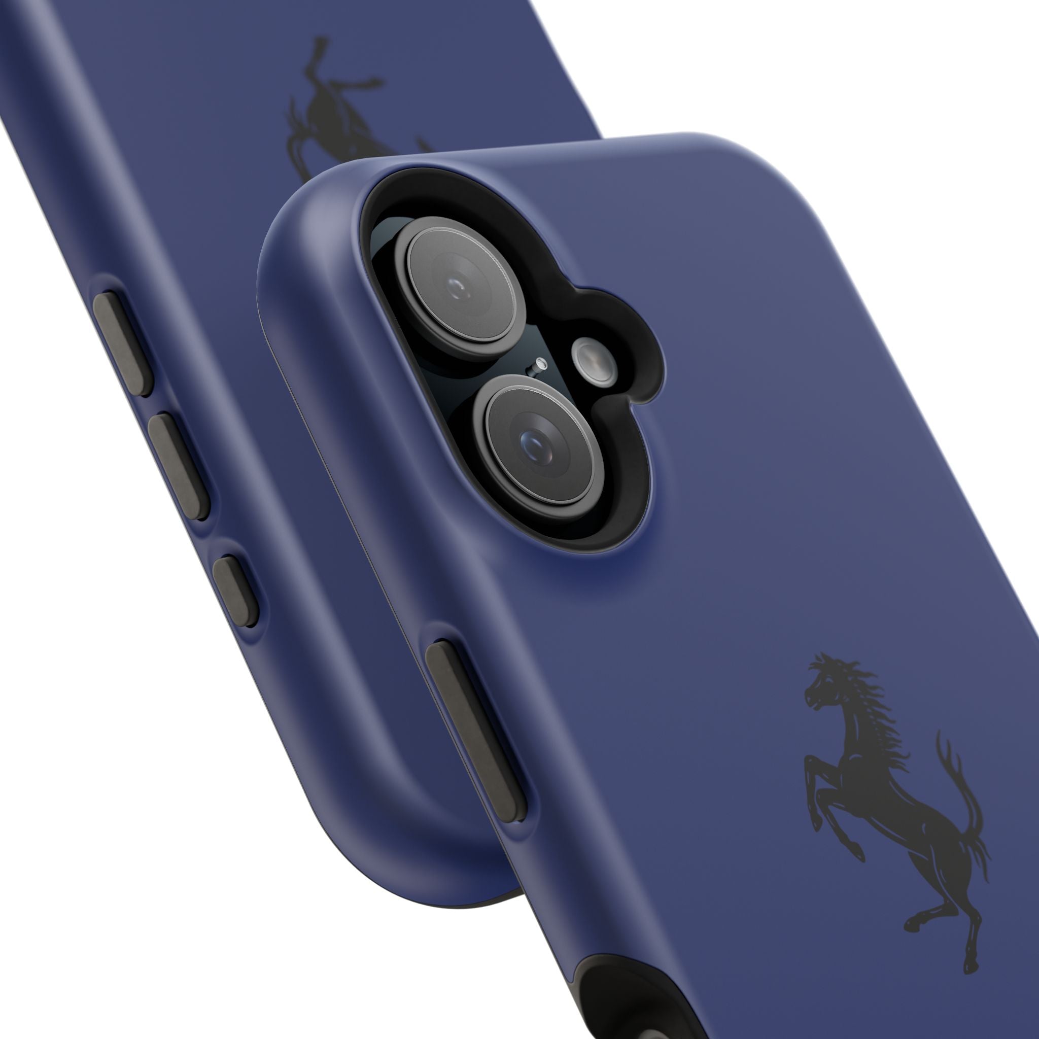 Ferrari horse Blue pozzi inspired Magnetic Tough Cases