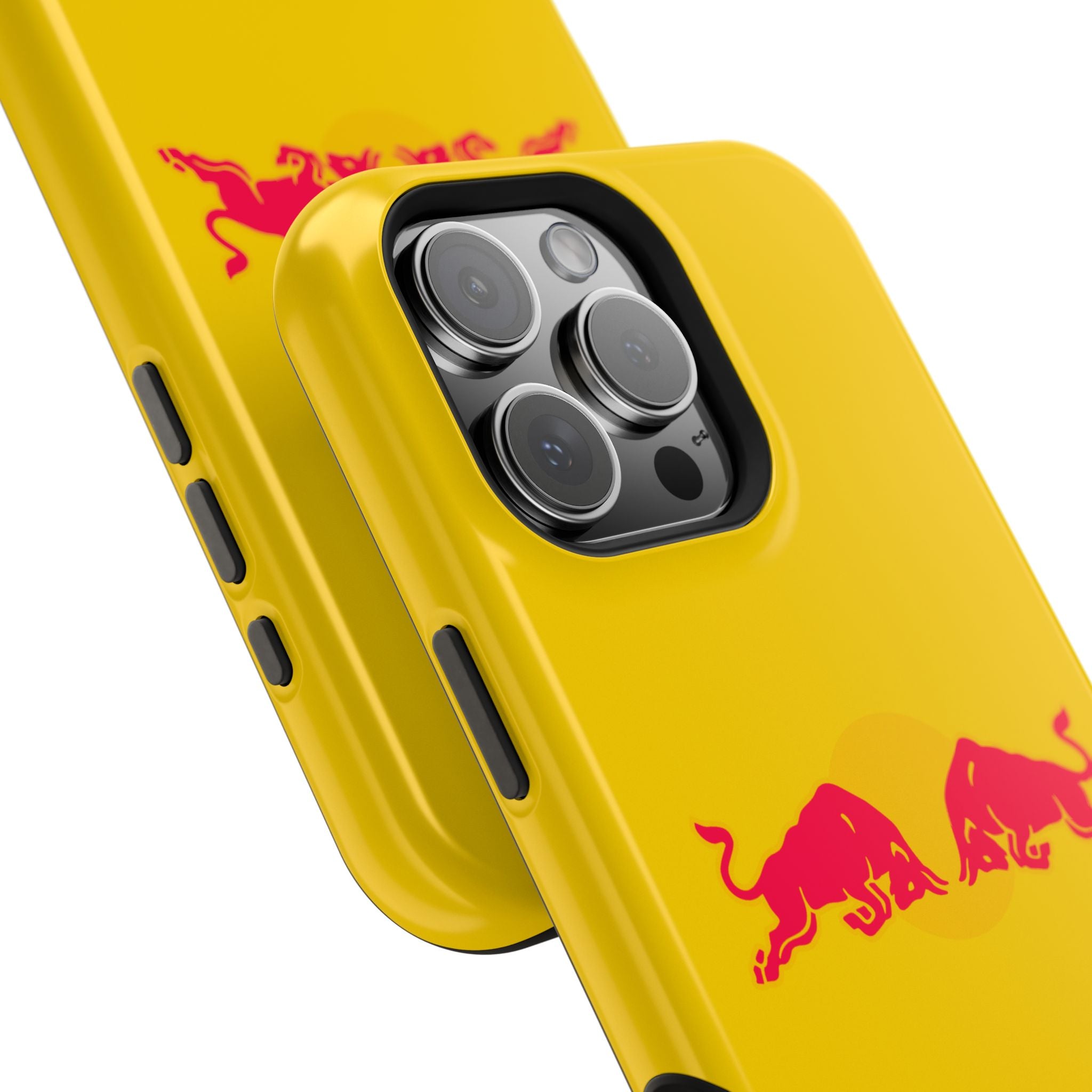 Red Bull yellow inspired Magnetic Tough Cases