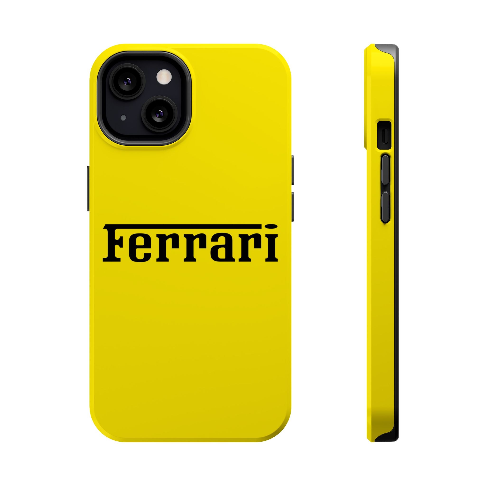 Ferrari Giallo Modena Inspired Magnetic Tough Cases
