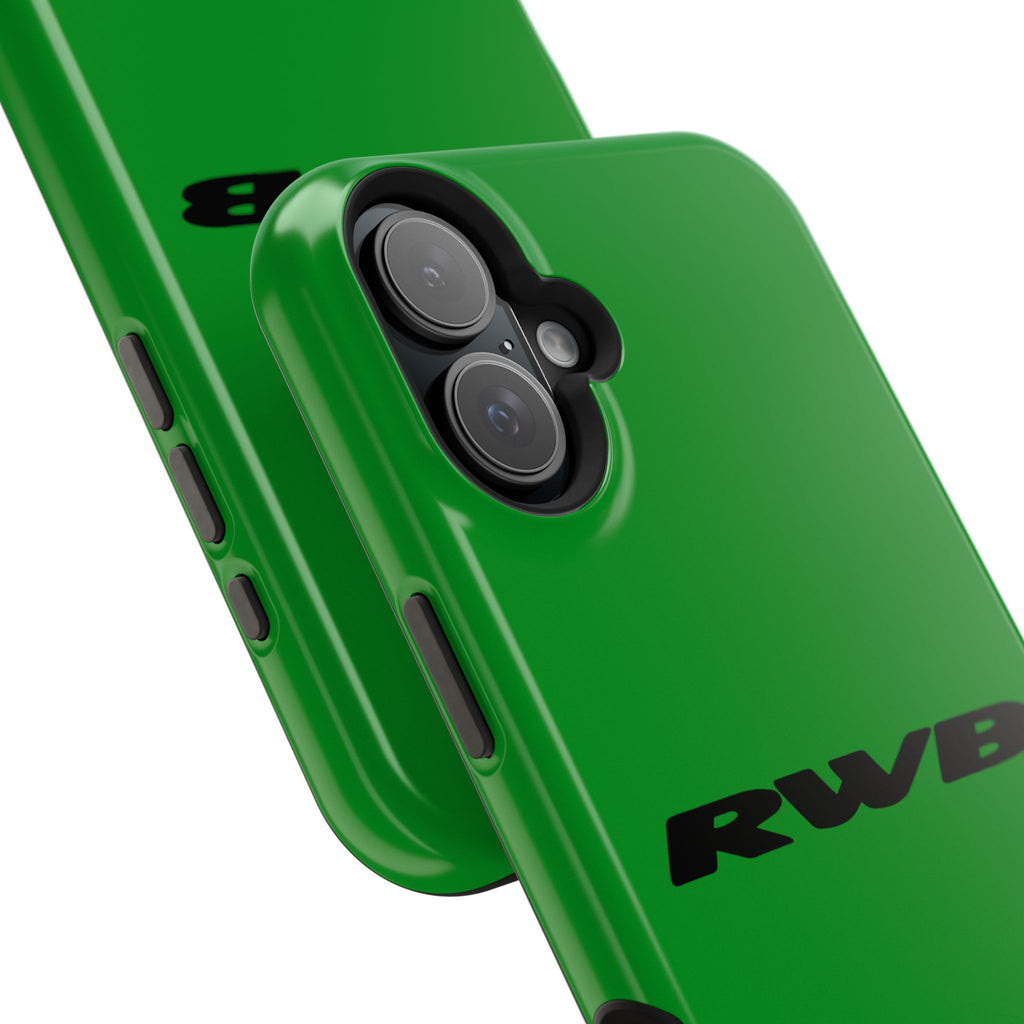 Estuches magnéticos resistentes inspirados en el verde víbora de RWB