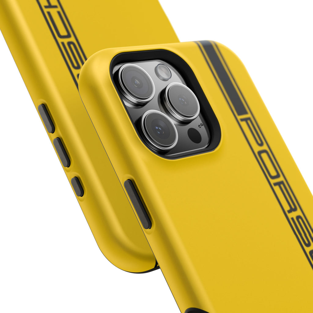 Porsche Speed yellow inspired Magnetic Tough Cases