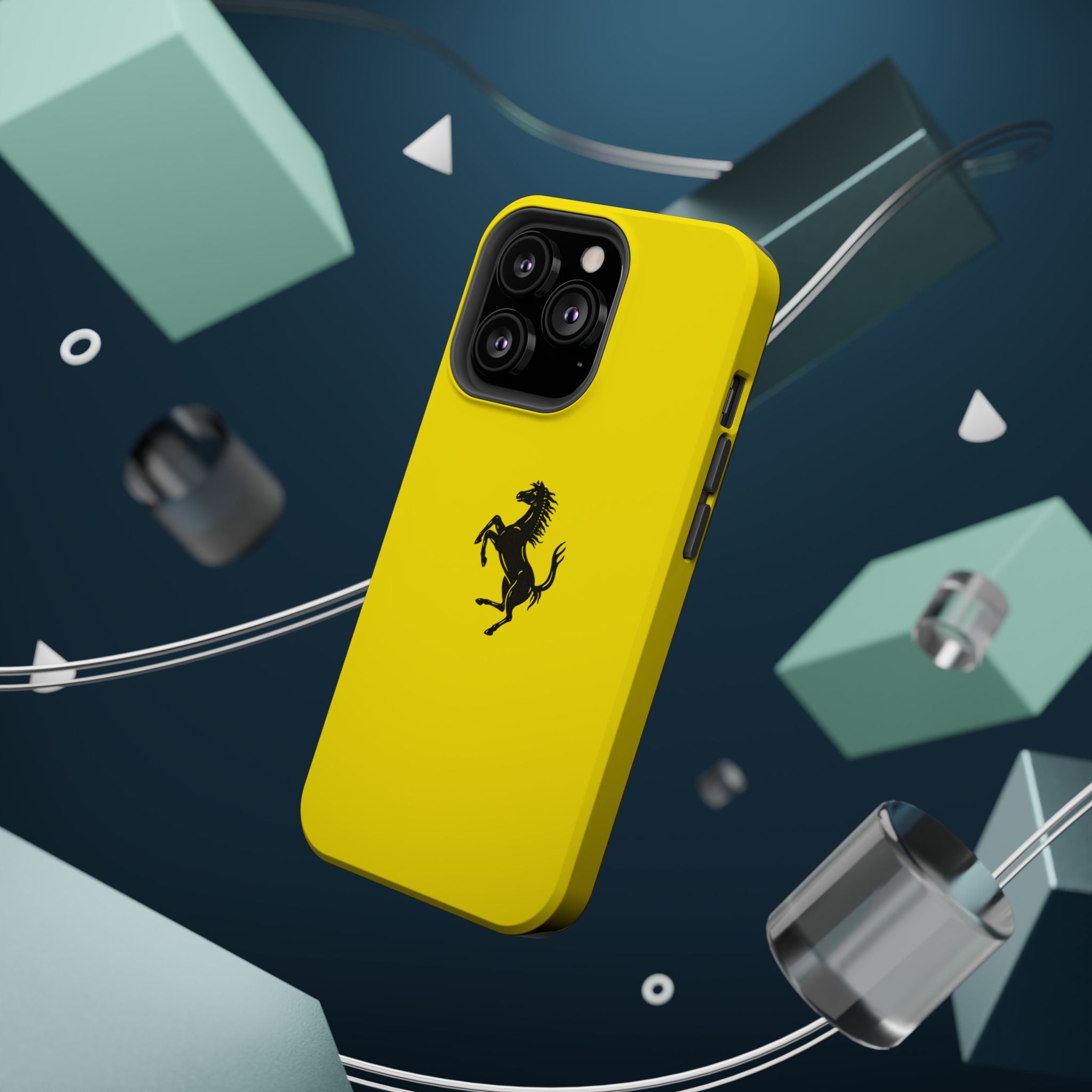 Ferrari horse giallo modena inspired Magnetic Tough Cases