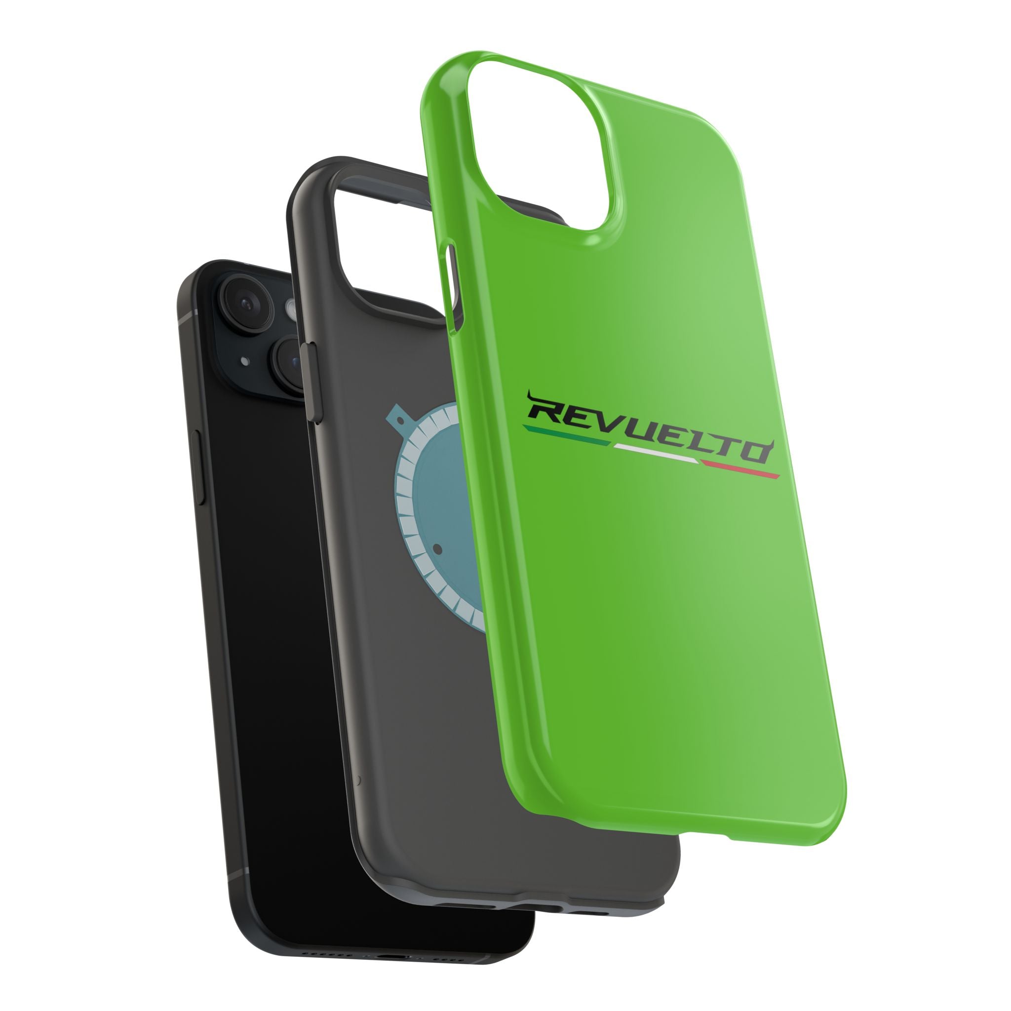 Lamborghini Revuelto Green inspired Magnetic Tough Cases