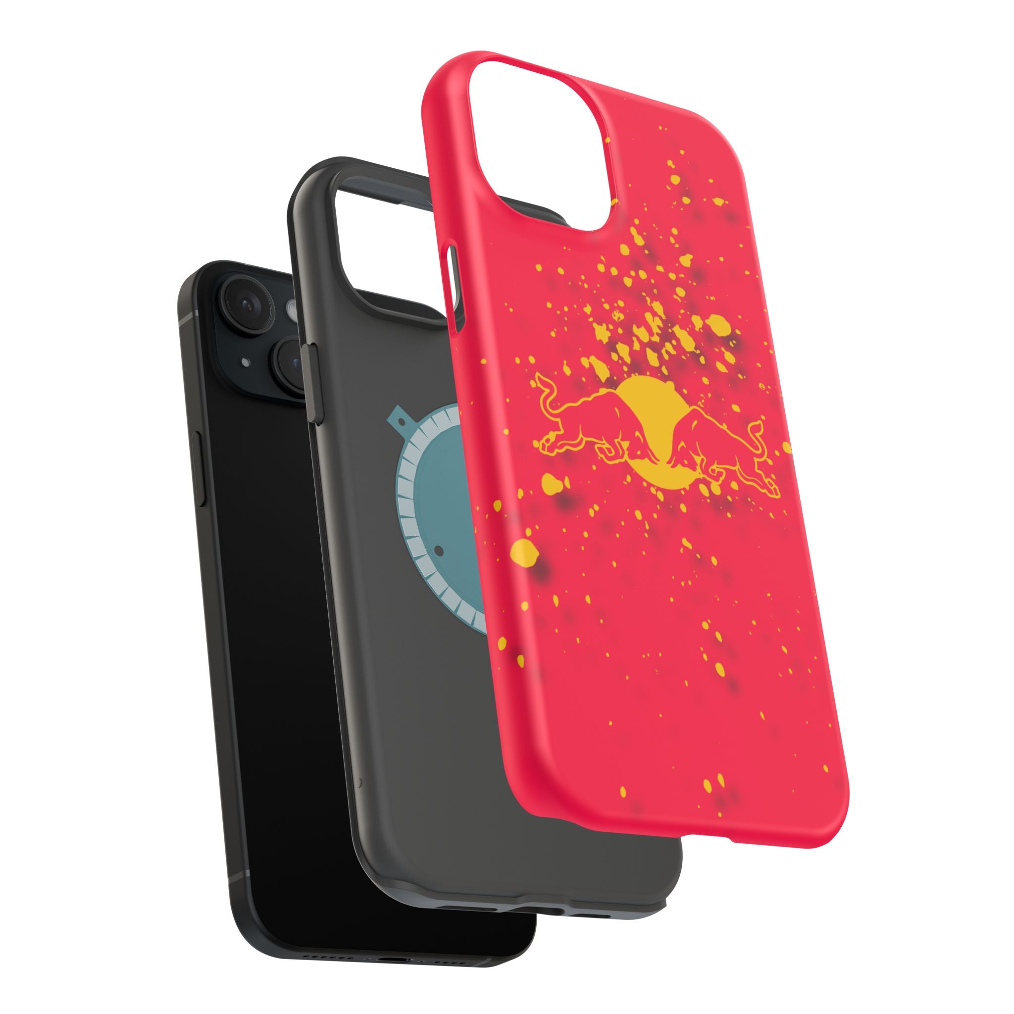 Red Bull with yellow splash inspired Magnetic Tough Cases