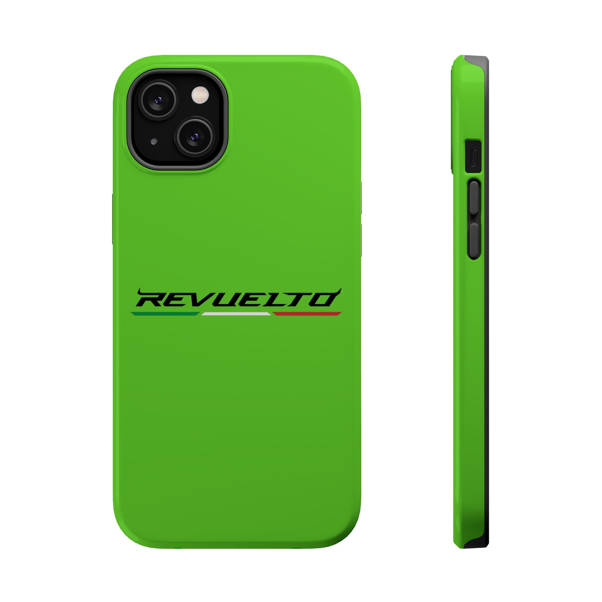 Lamborghini Revuelto Green inspired Magnetic Tough Cases