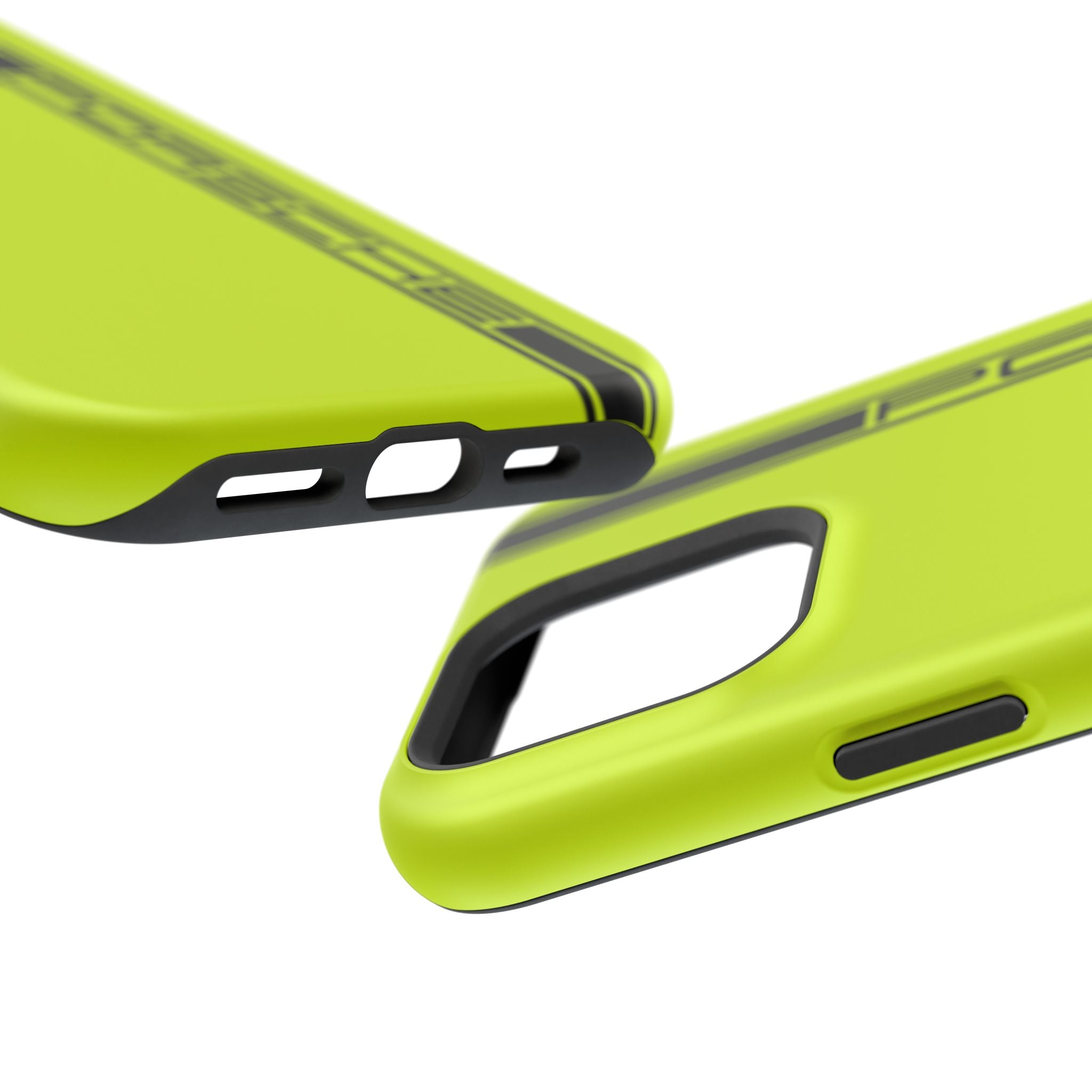 Porsche Acid Green Magnetic Tough Cases