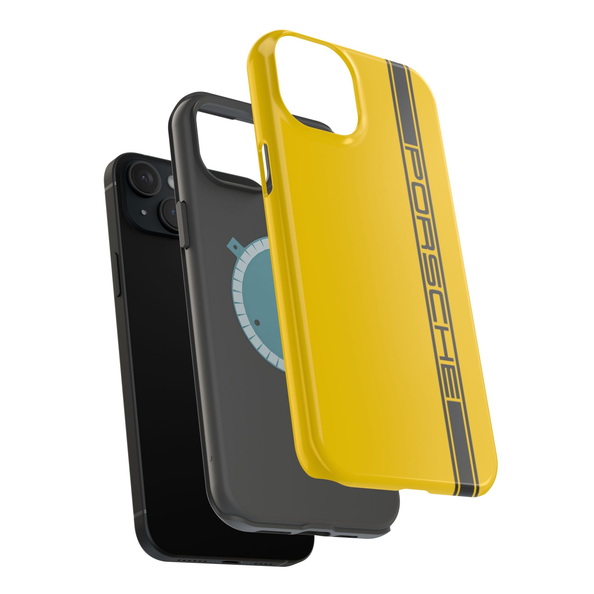 Porsche Speed yellow inspired Magnetic Tough Cases