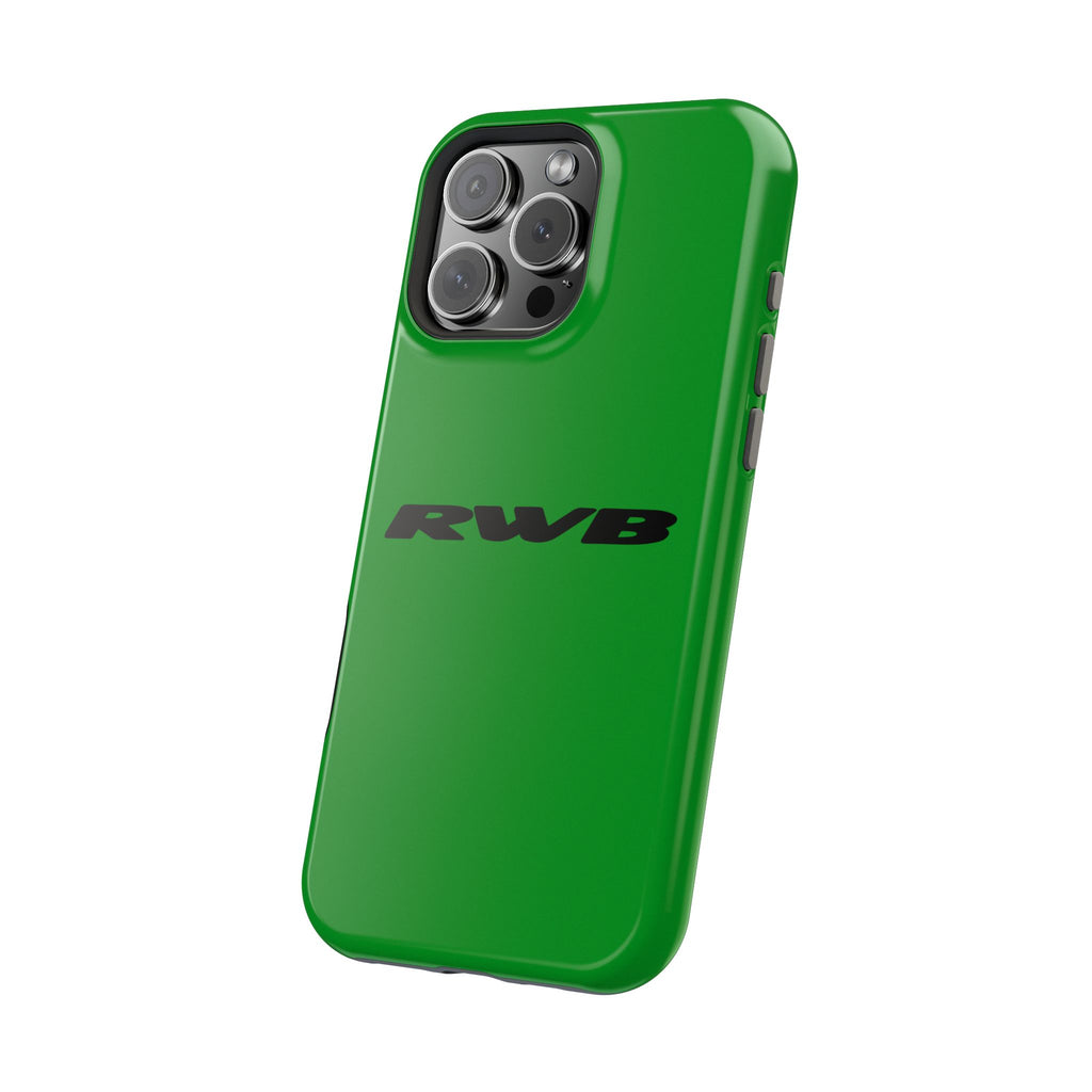 Estuches magnéticos resistentes inspirados en el verde víbora de RWB