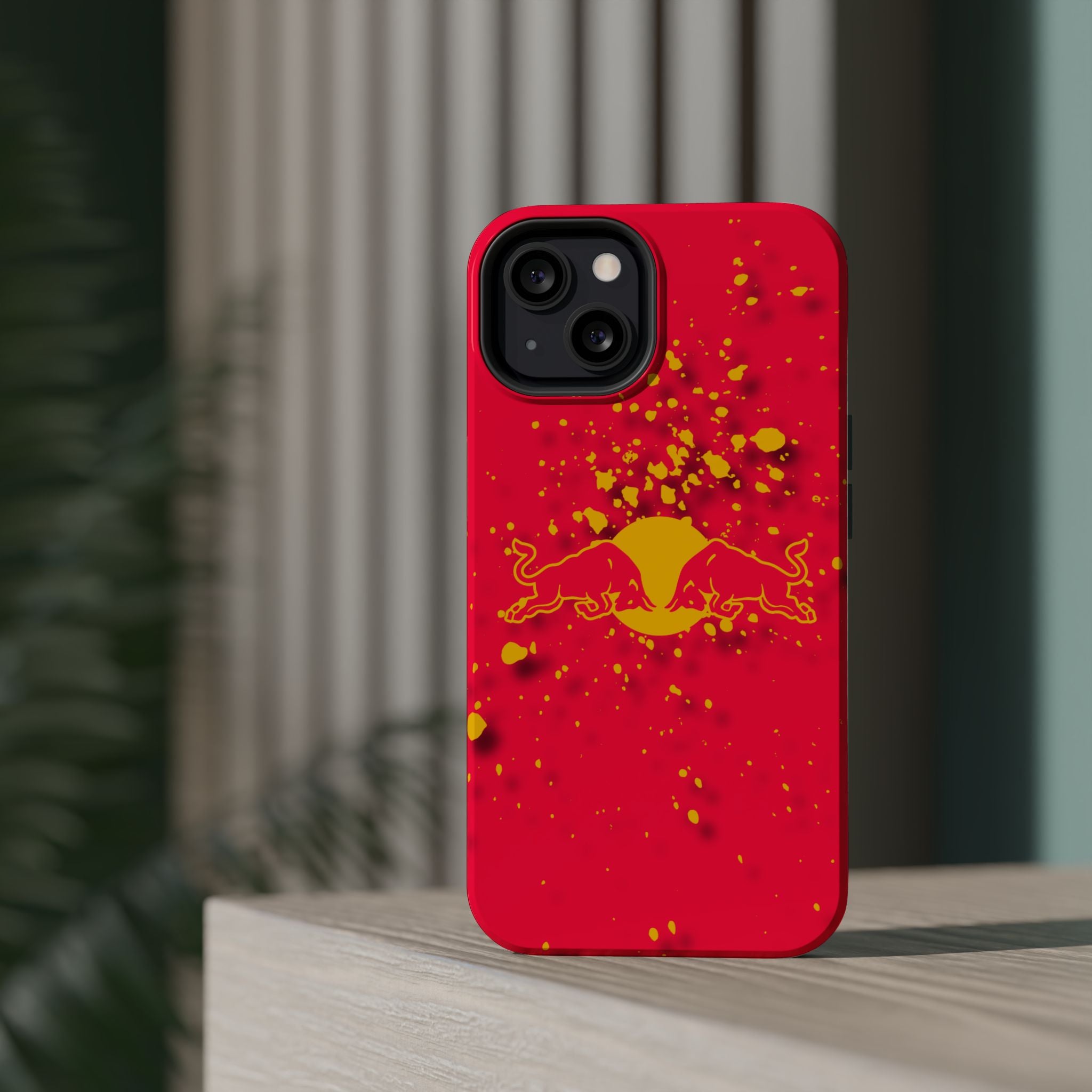 Red Bull with yellow splash inspired Magnetic Tough Cases