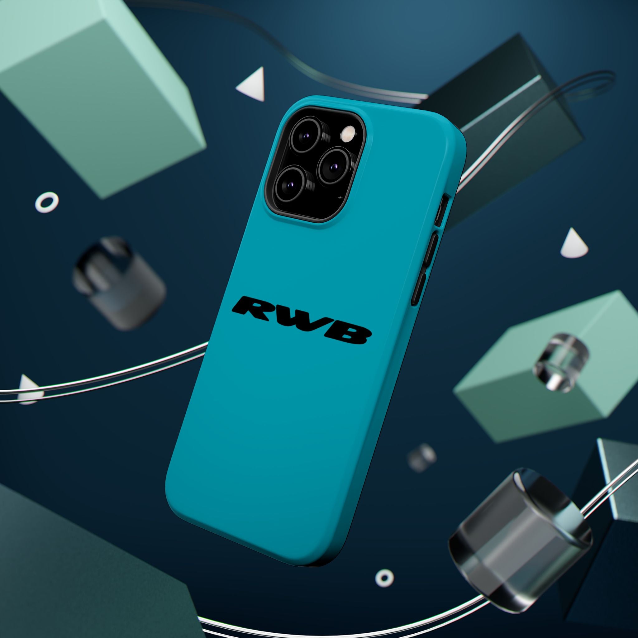 RWB Miami blue inspired Magnetic Tough Cases
