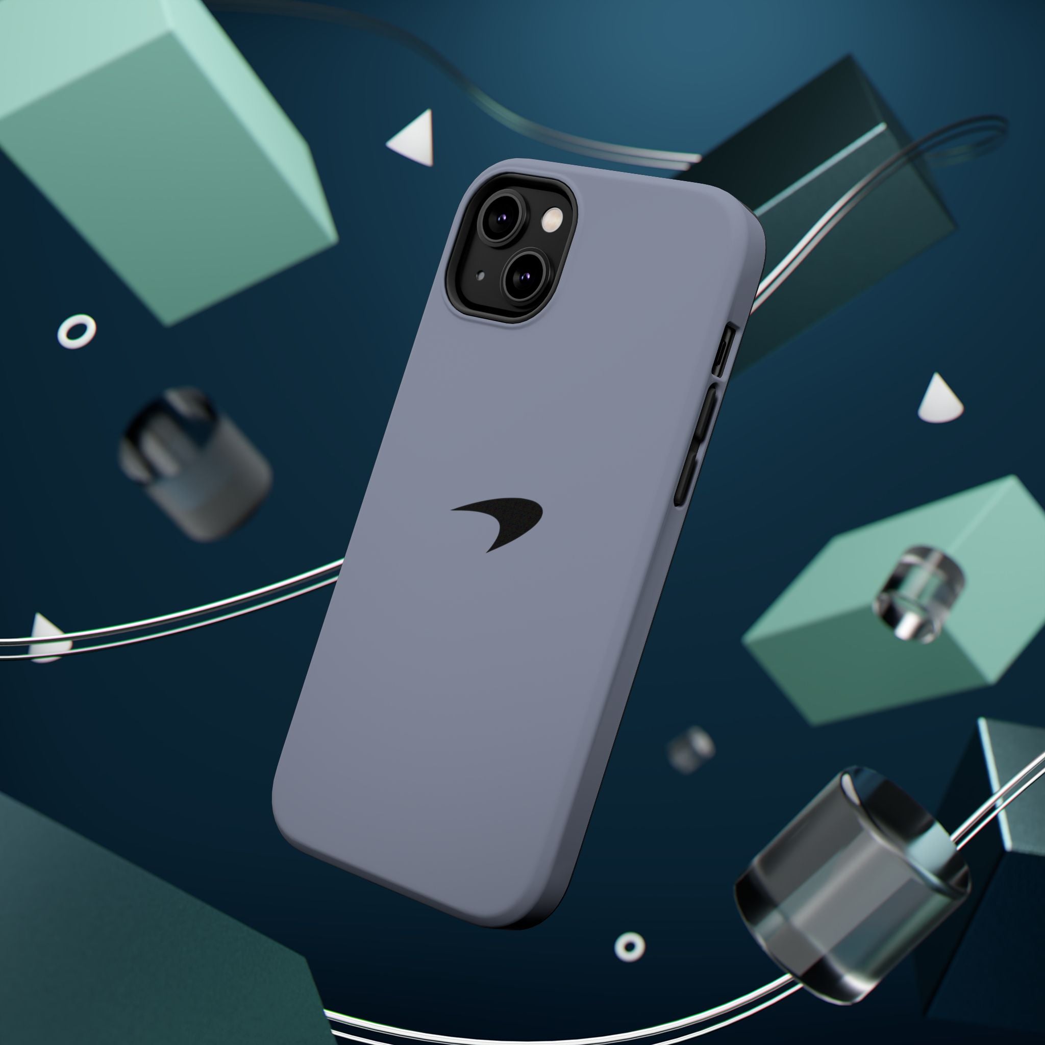 Titanium silver McLaren inspired Magnetic Tough Cases