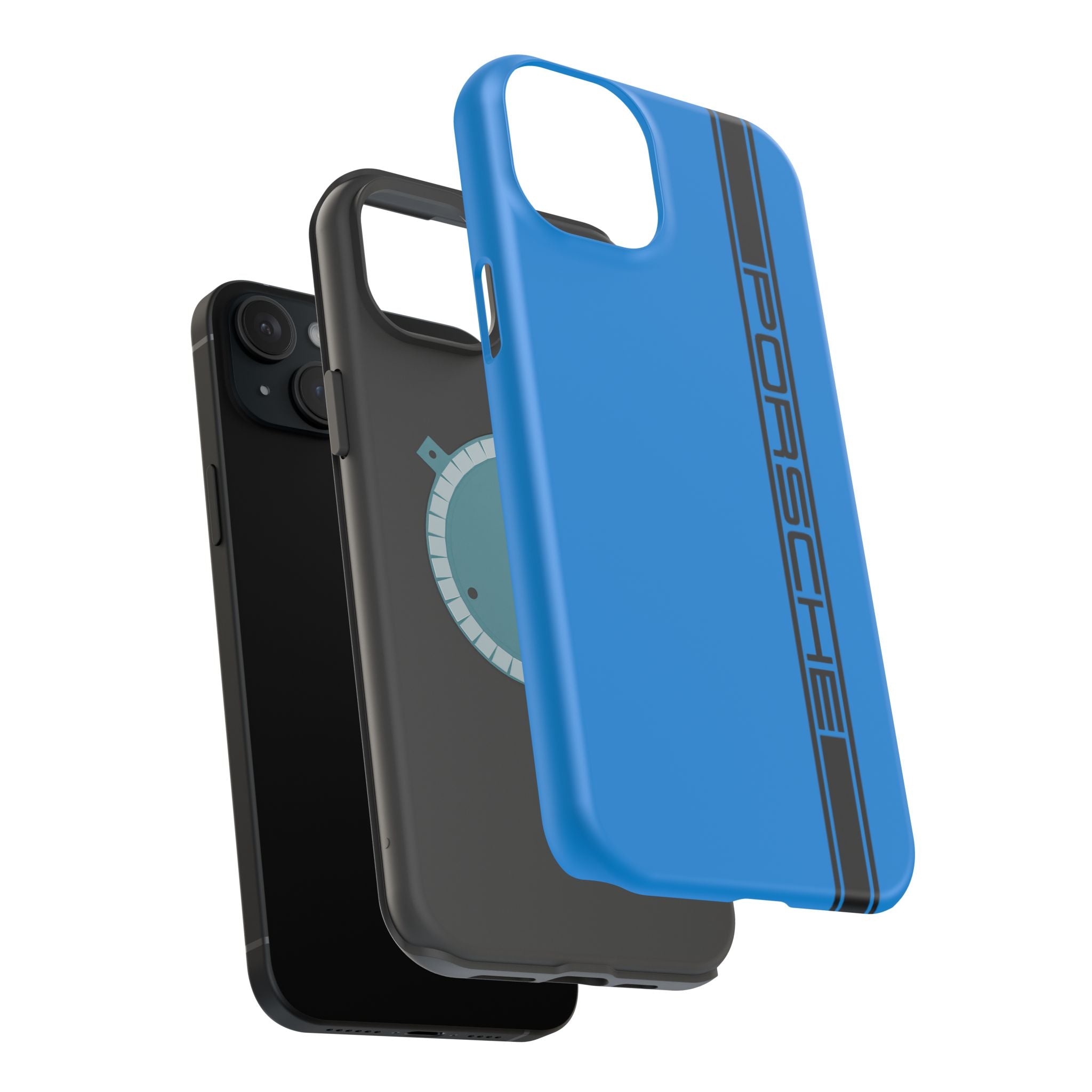 Porsche Riviera Blue inspired Magnetic Tough Cases