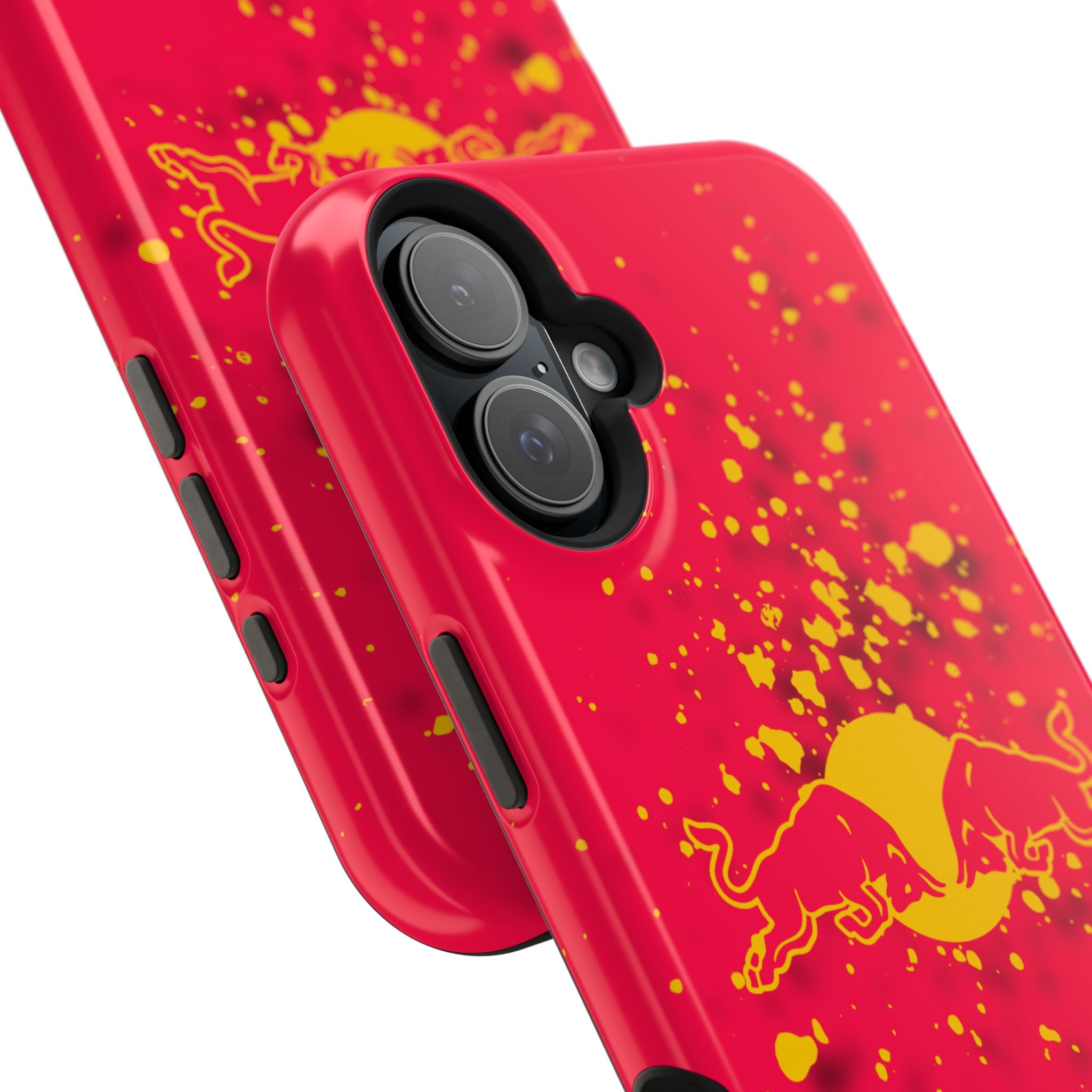 Red Bull with yellow splash inspired Magnetic Tough Cases