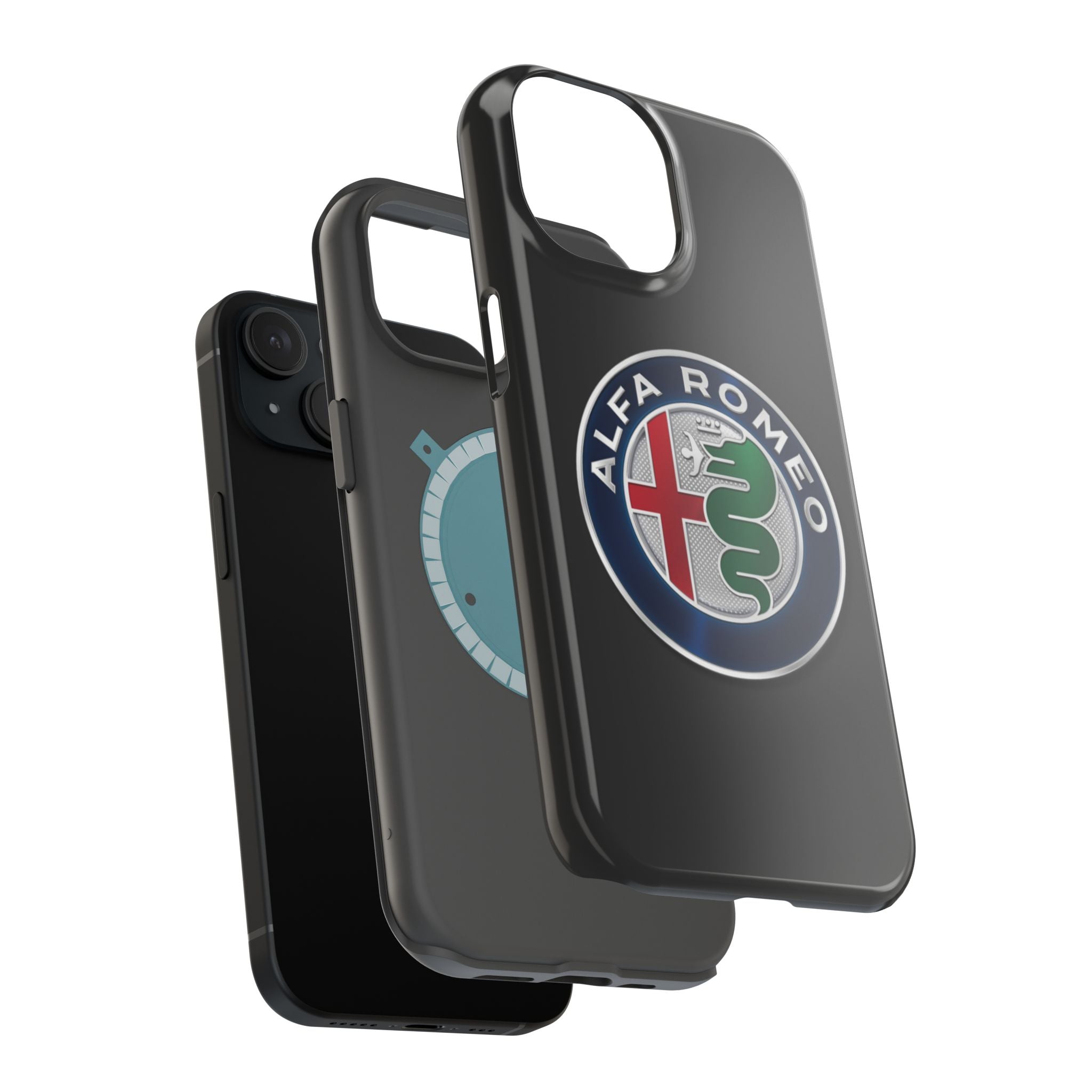 Alfa romeo black Magnetic Tough Cases