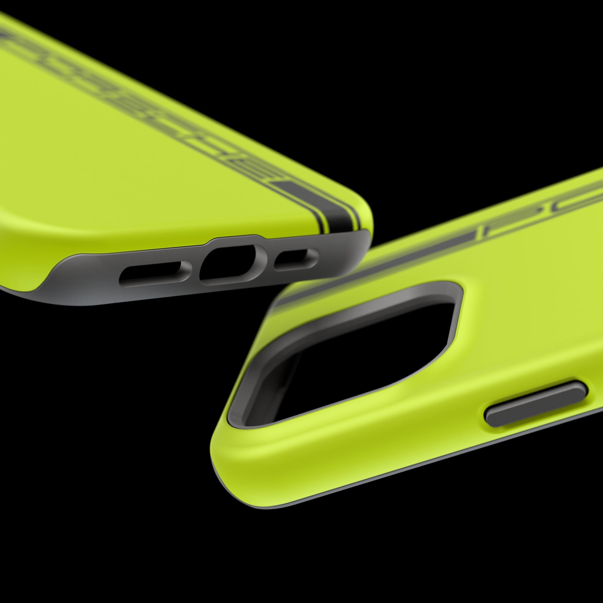 Porsche Acid Green Magnetic Tough Cases