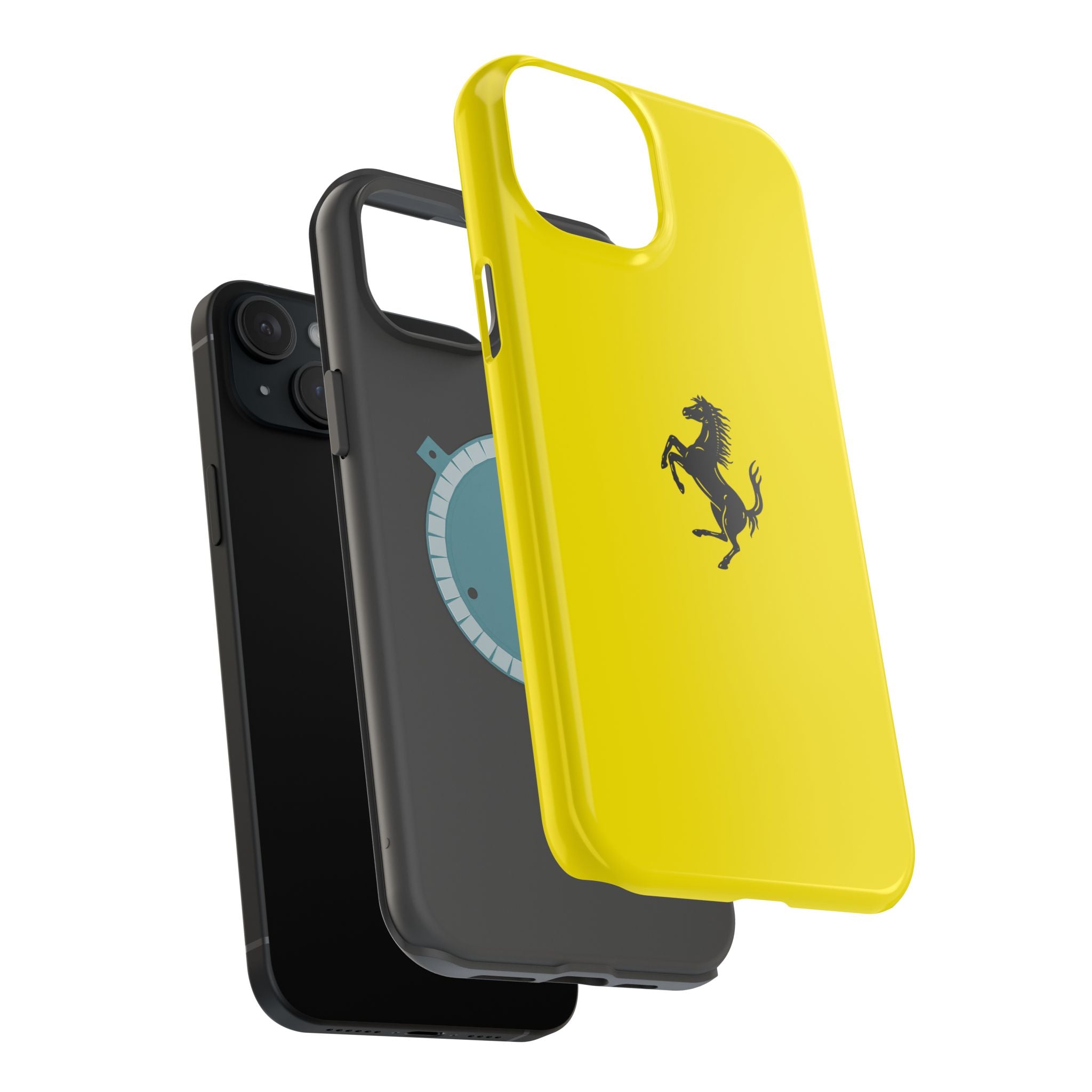 Ferrari horse giallo modena inspired Magnetic Tough Cases