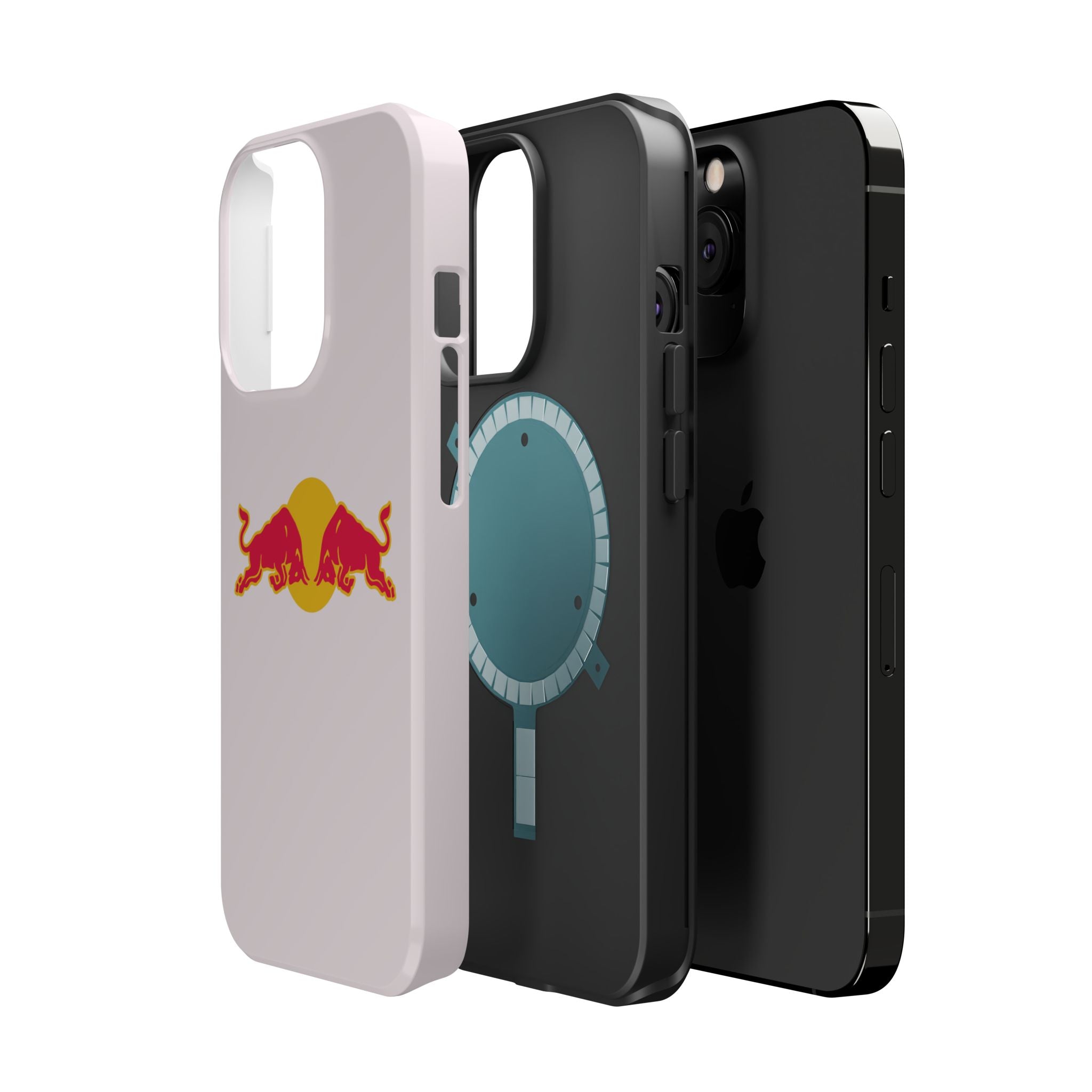 Red Bull white inspired Magnetic Tough Cases
