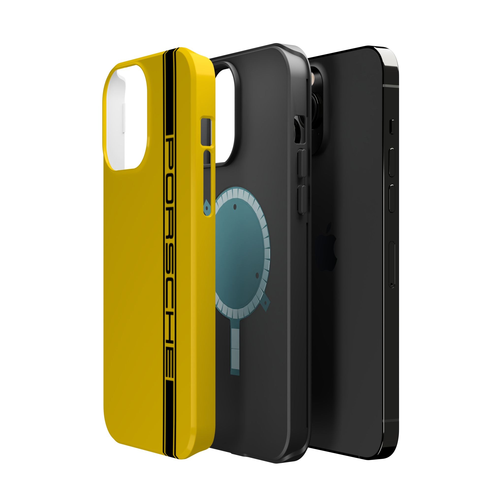 Porsche Speed yellow inspired Magnetic Tough Cases