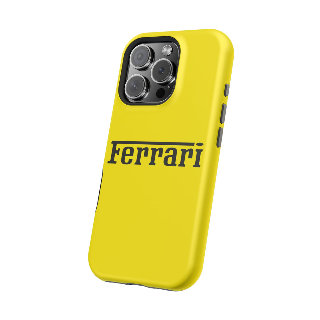 Ferrari Giallo Modena Inspired Magnetic Tough Cases