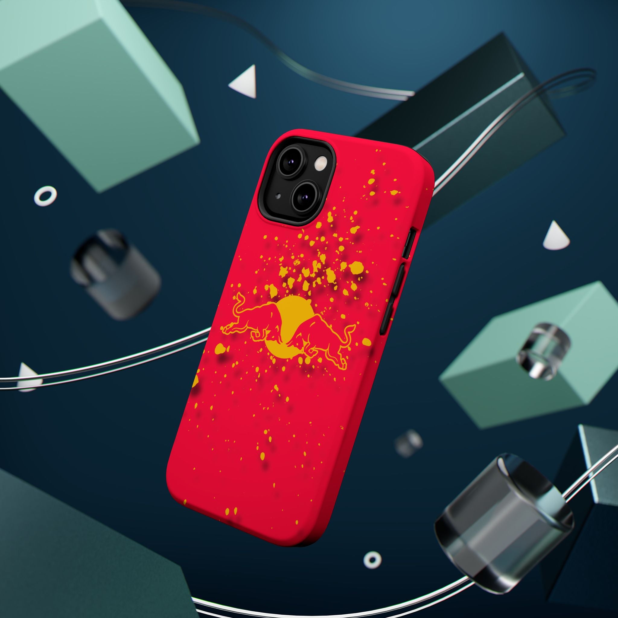 Red Bull with yellow splash inspired Magnetic Tough Cases