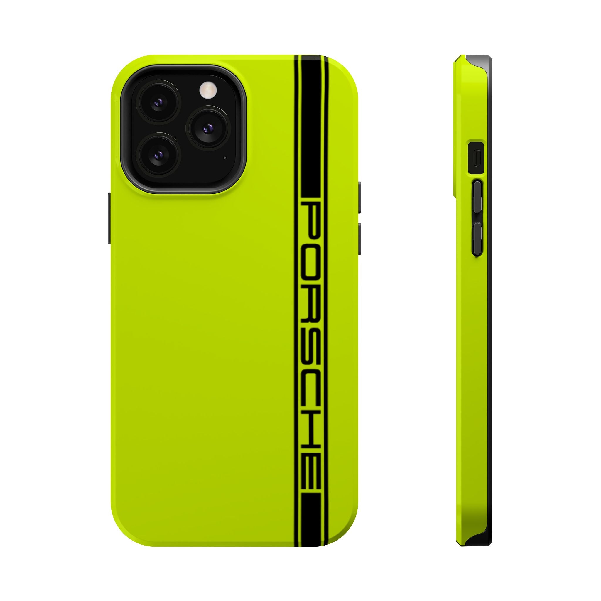 Porsche Acid Green Magnetic Tough Cases