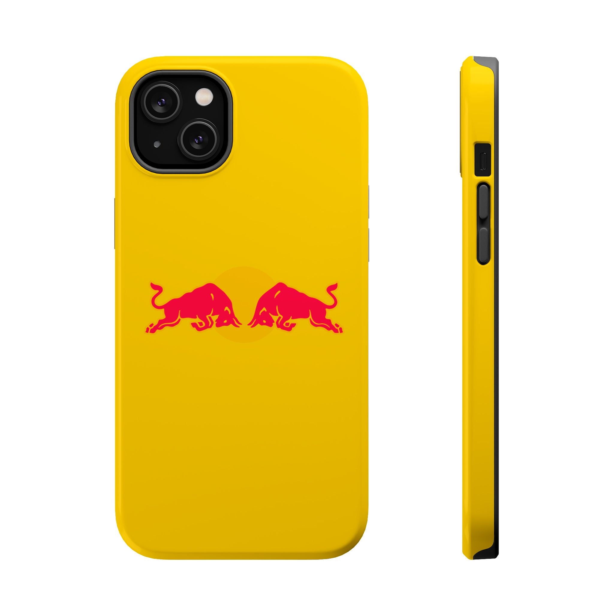Red Bull yellow inspired Magnetic Tough Cases